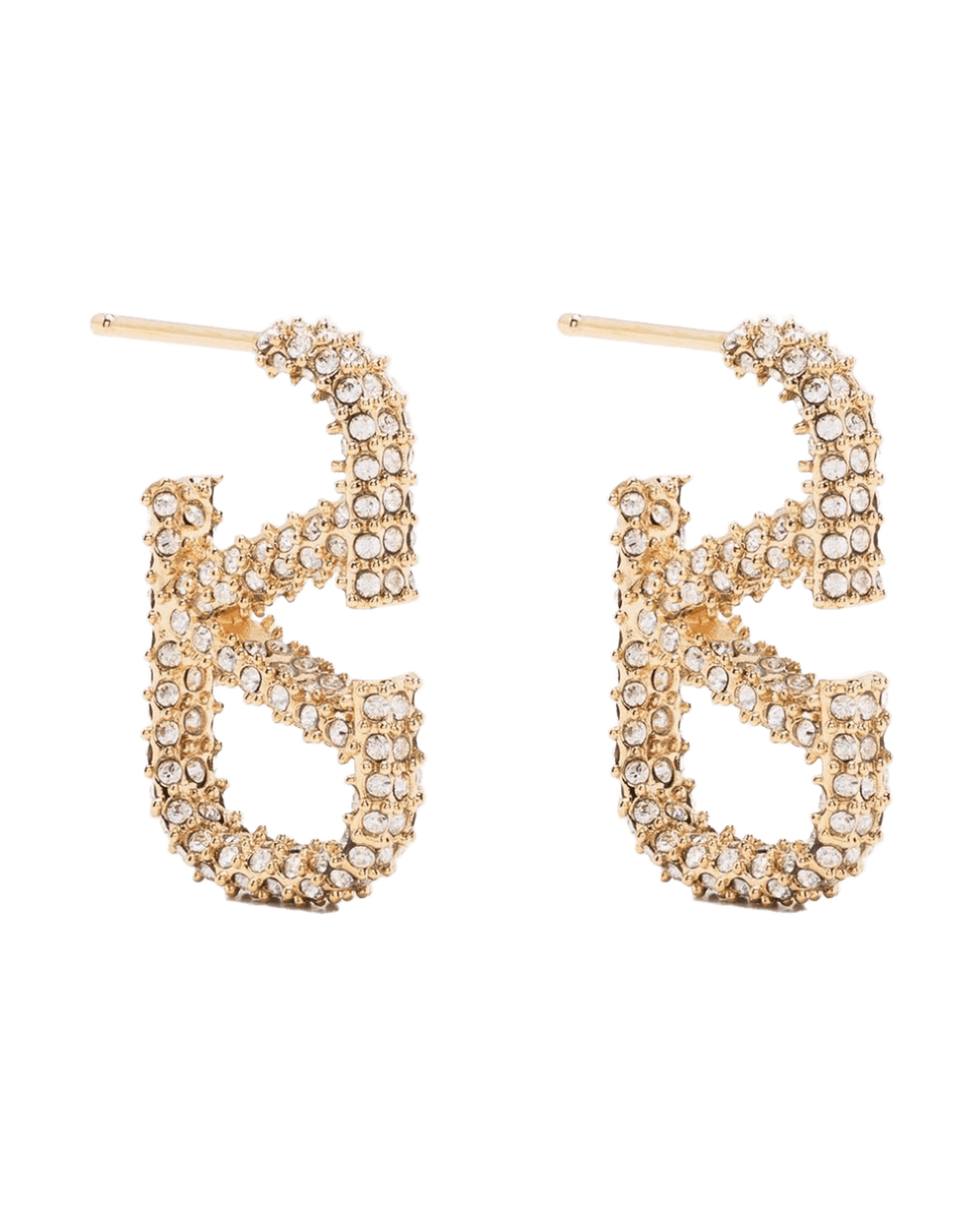 Valentino Garavani Vlogo Signature Strass Earrings Glam Steals