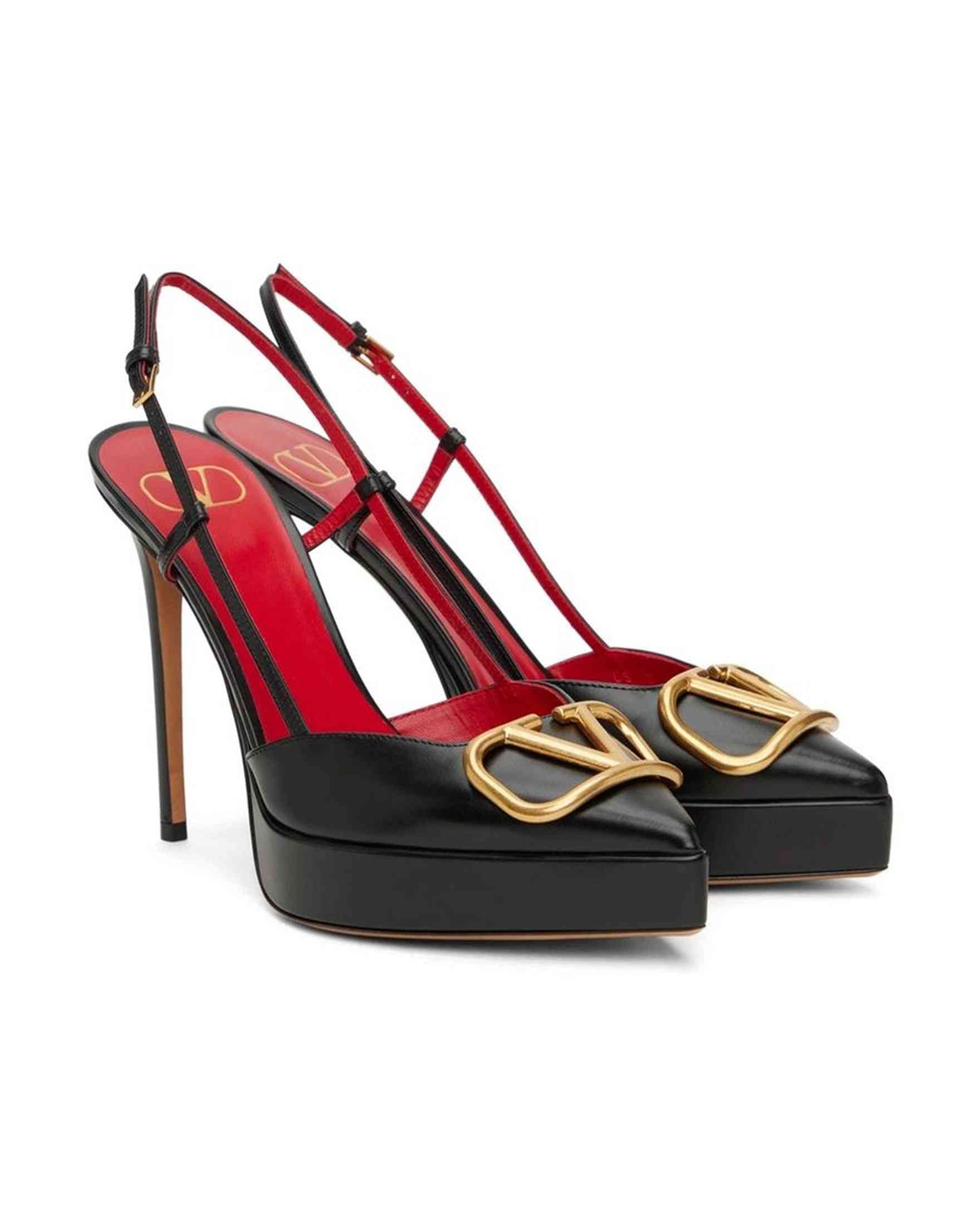 Valentino Garavani Vlogo Slingback Pumps Glam Steals