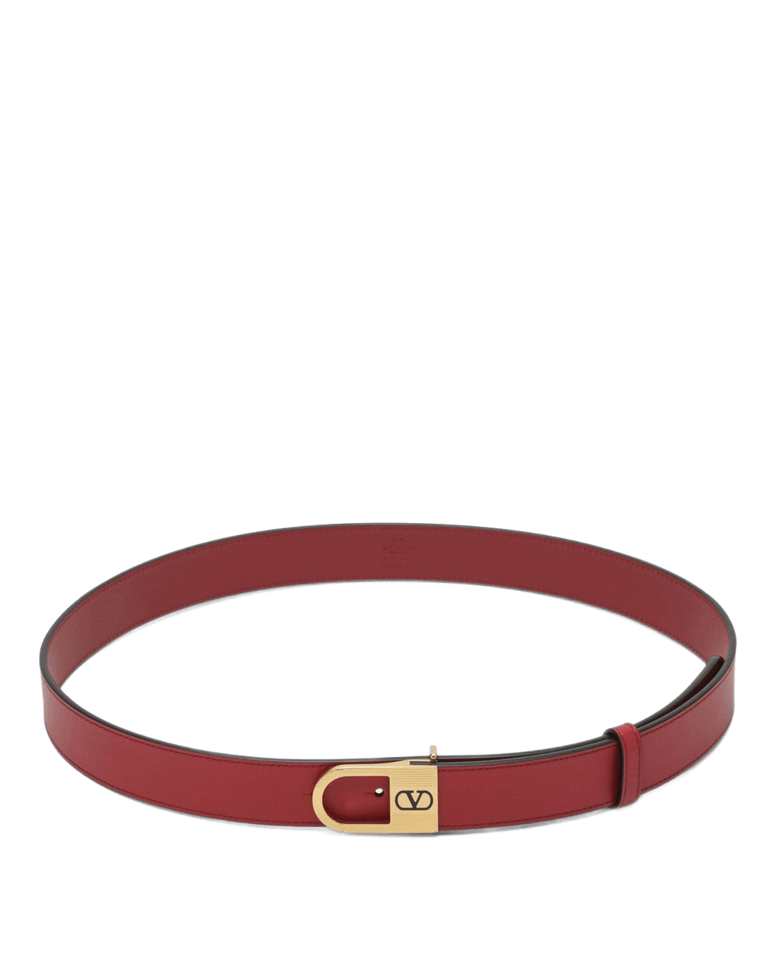 Valentino Garavani Red Volgo Signature Belt Glam Steals