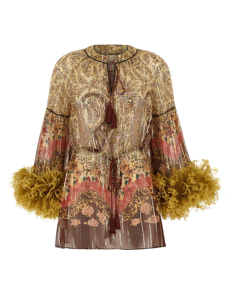 Valentino Garavani Voyage Imaginaire Paisley Top Glam Steals