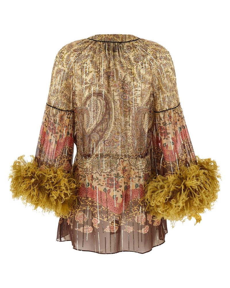 Valentino Garavani Voyage Imaginaire Paisley Top Glam Steals