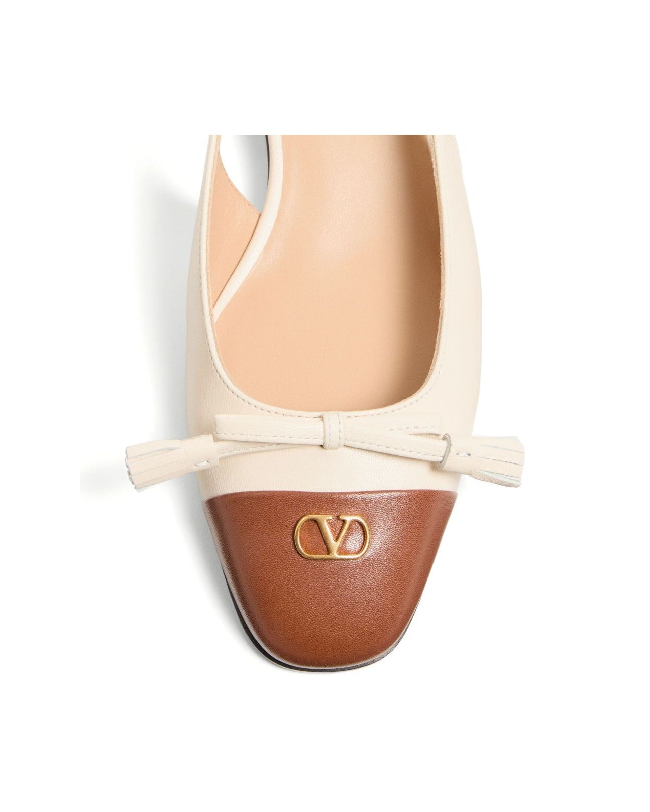 Valentino Garavani White Flat Shoes Flats