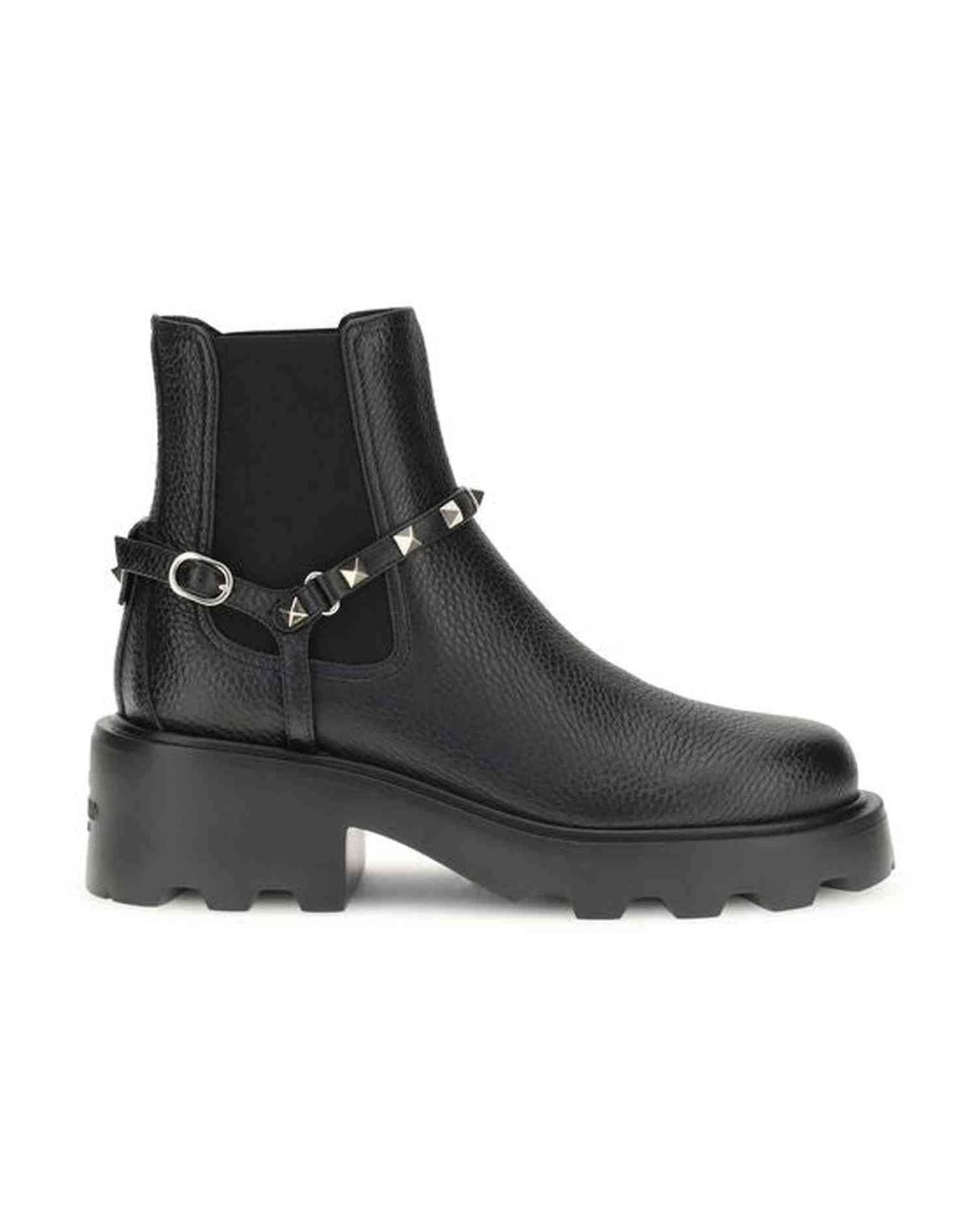 Valentino Leather Garavani Ankle Boots Glam Steals