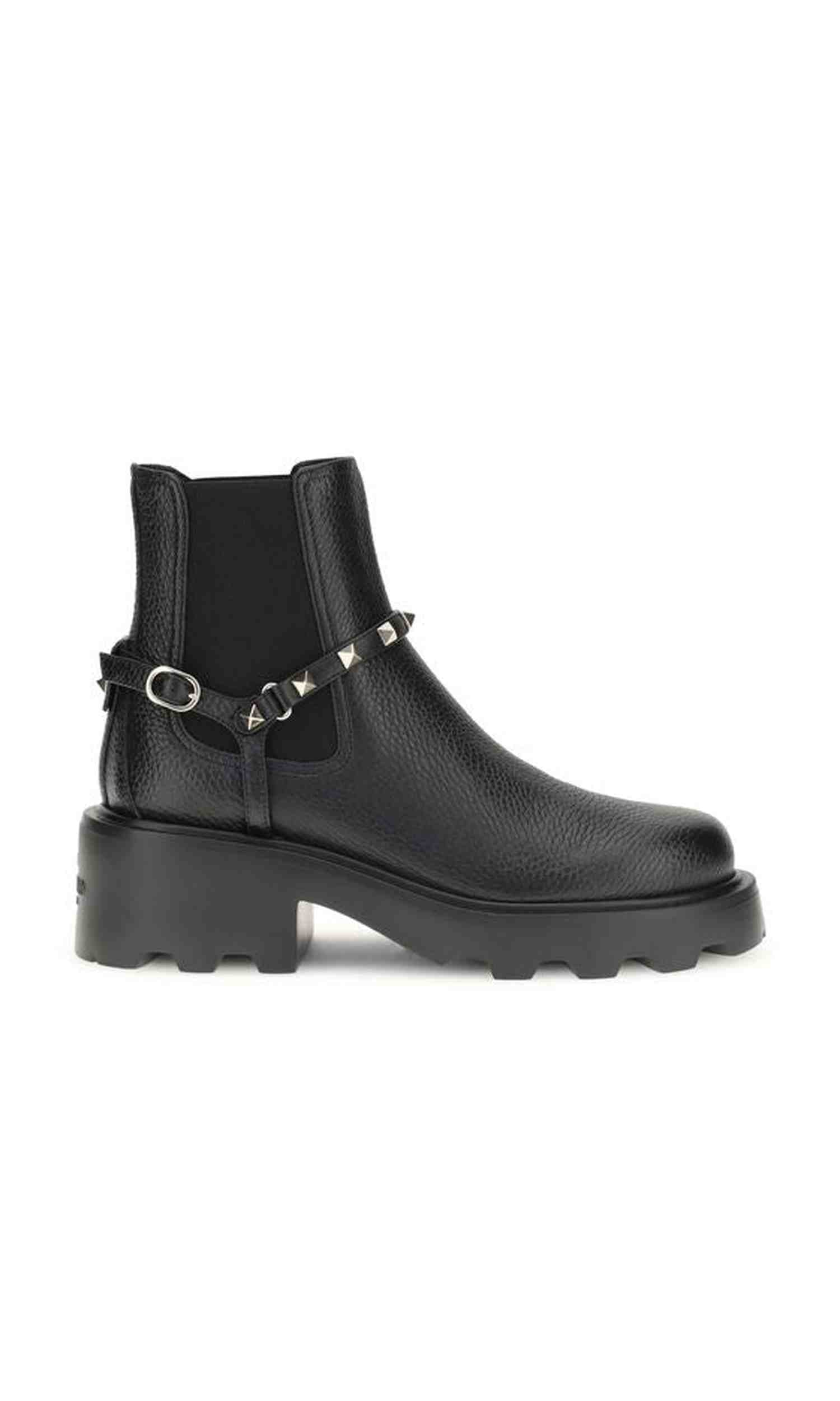 Valentino Leather Garavani Ankle Boots Glam Steals