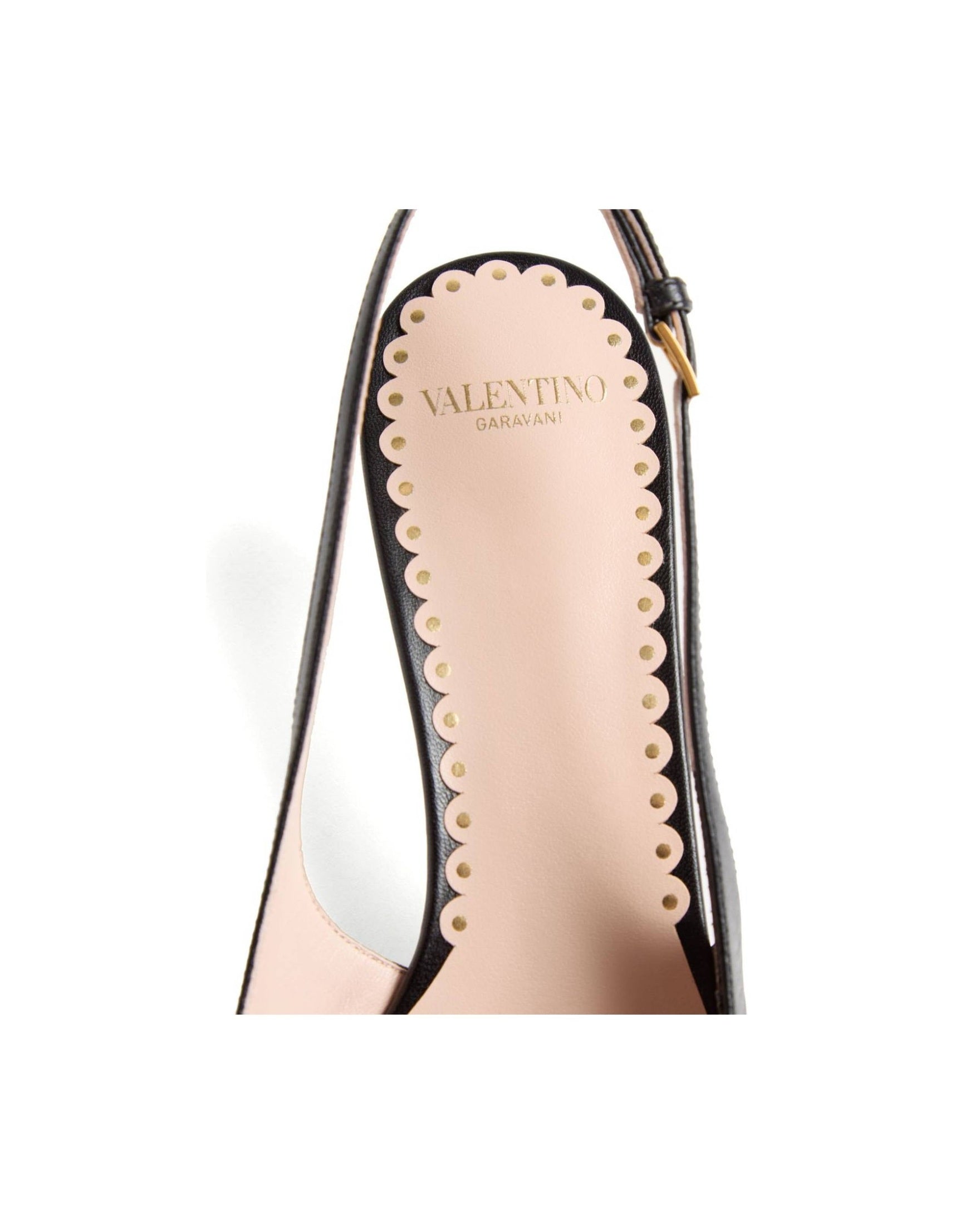 Valentino Leather Garavani Bepointy 45mm Patent and Kid Slingback Pumps Glam Steals