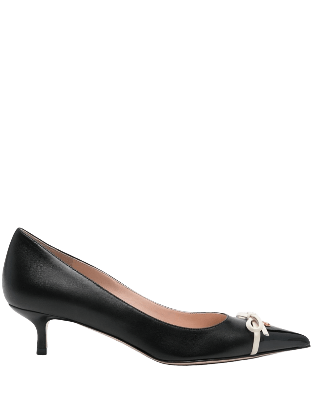 Valentino Leather Garavani Bepointy Patent and Kid Pumps 45mm Glam Steals