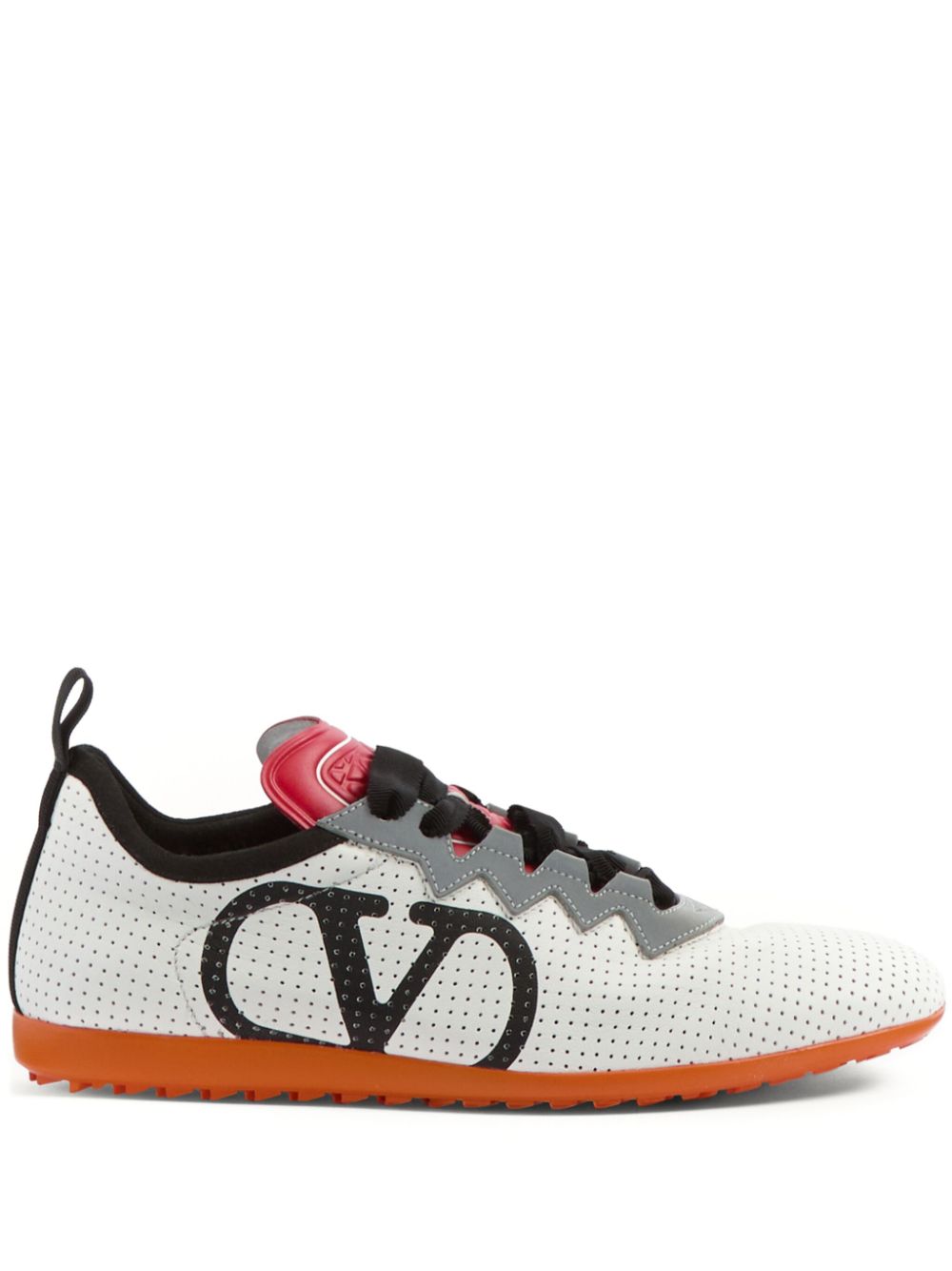 Valentino Leather Garavani Chromathon Sneaker in Perforated Nappa Glam Steals