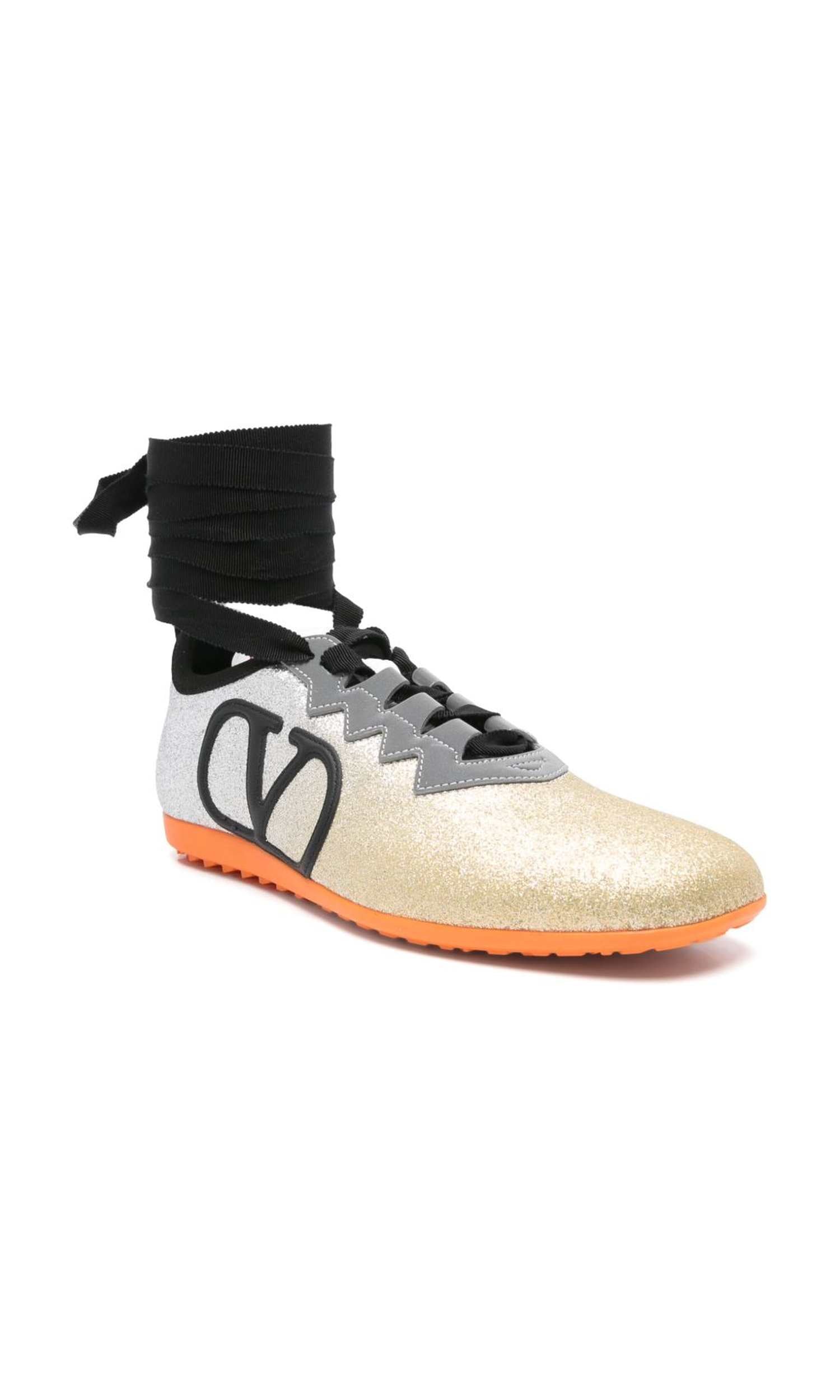 Valentino Leather Garavani Chromathon Sneaker in Perforated Nappa Glam Steals