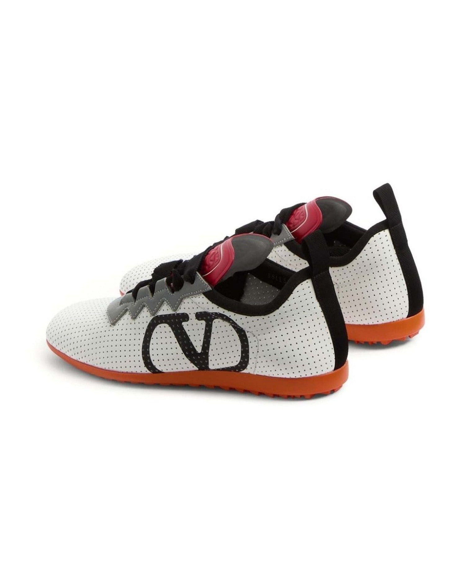 Valentino Leather Garavani Chromathon Sneaker in Perforated Nappa Glam Steals
