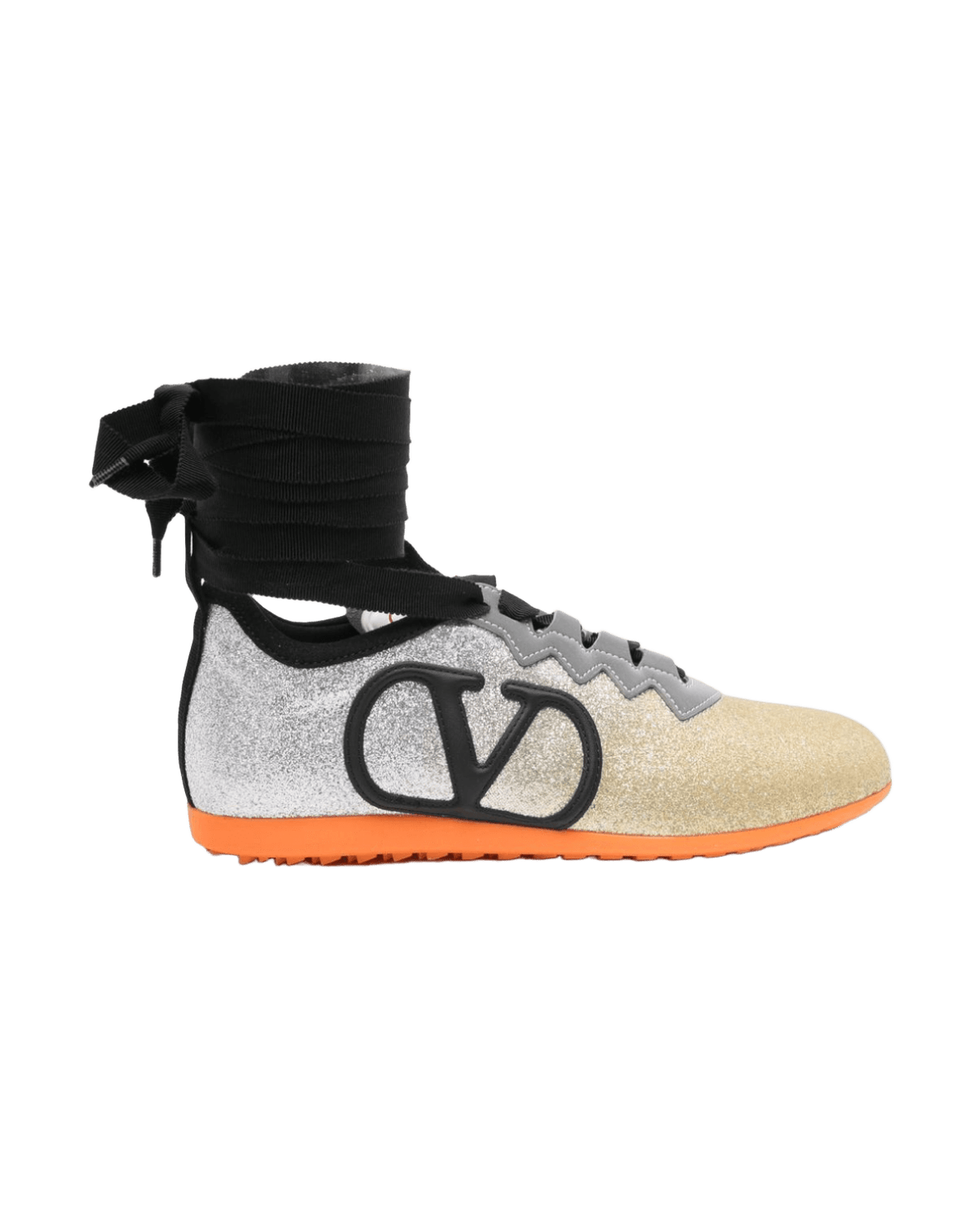 Valentino Leather Garavani Chromathon Sneaker In Perforated Nappa Glam Steals