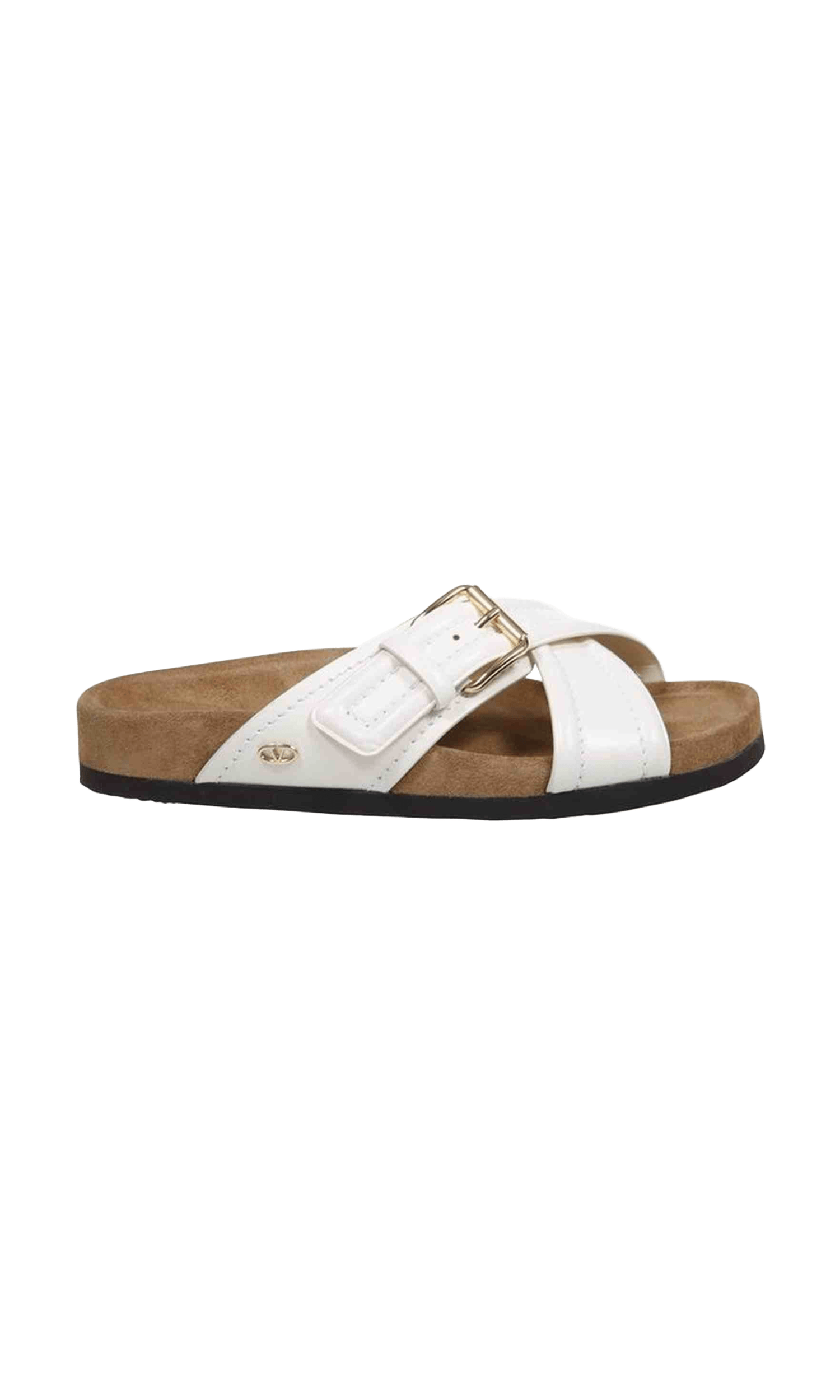 Valentino Leather Garavani Flat Sandals Glam Steals