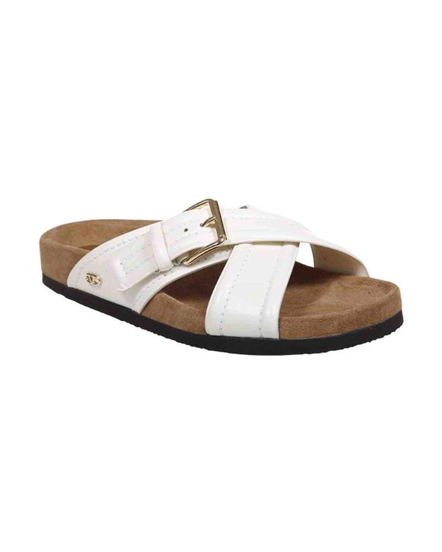 Valentino Leather Garavani Flat Sandals Glam Steals