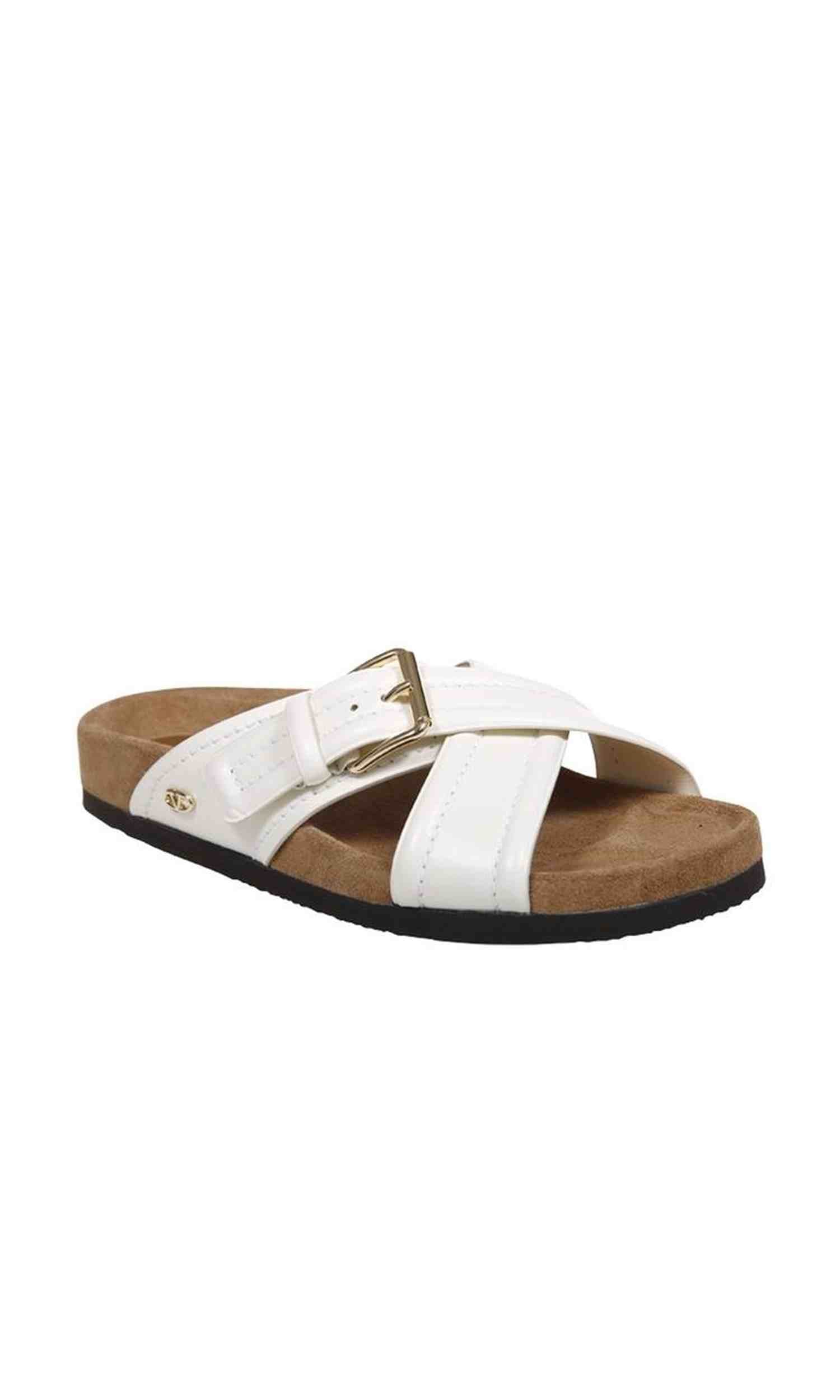 Valentino Leather Garavani Flat Sandals Glam Steals