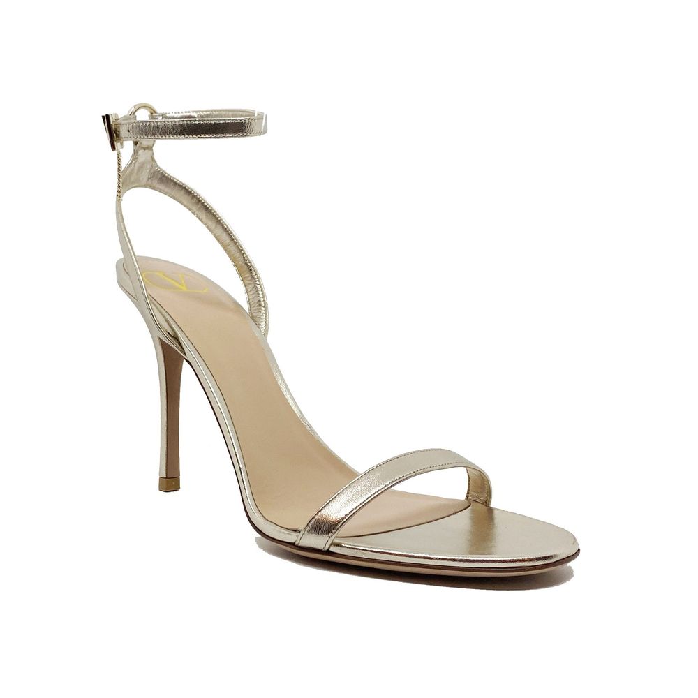 Valentino Leather Garavani Heel Sandals Glam Steals