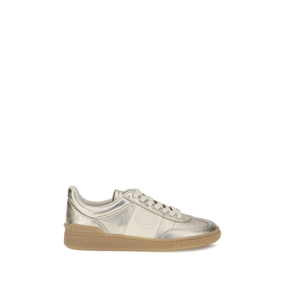 Valentino Leather Garavani Laminated Upvillage Sneakers Glam Steals