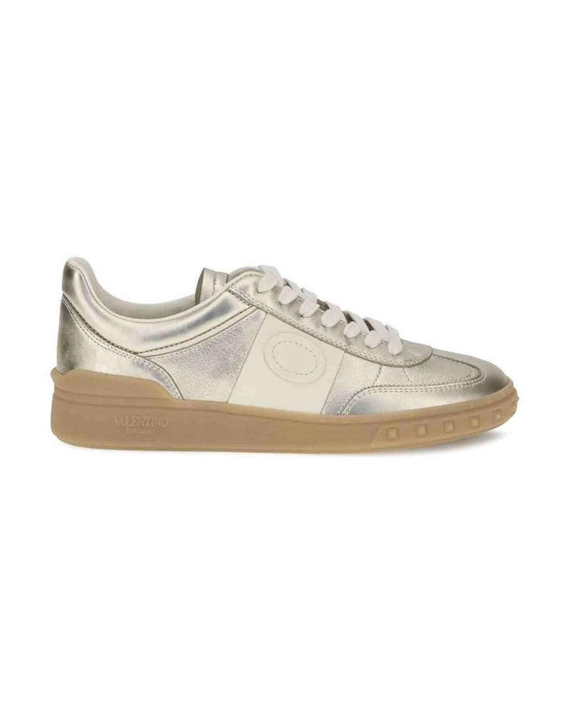 Valentino Leather Garavani Laminated Upvillage Sneakers Glam Steals