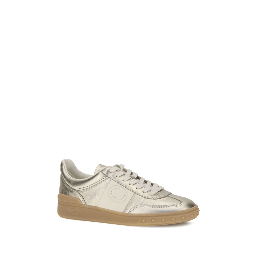 Valentino Leather Garavani Laminated Upvillage Sneakers Glam Steals