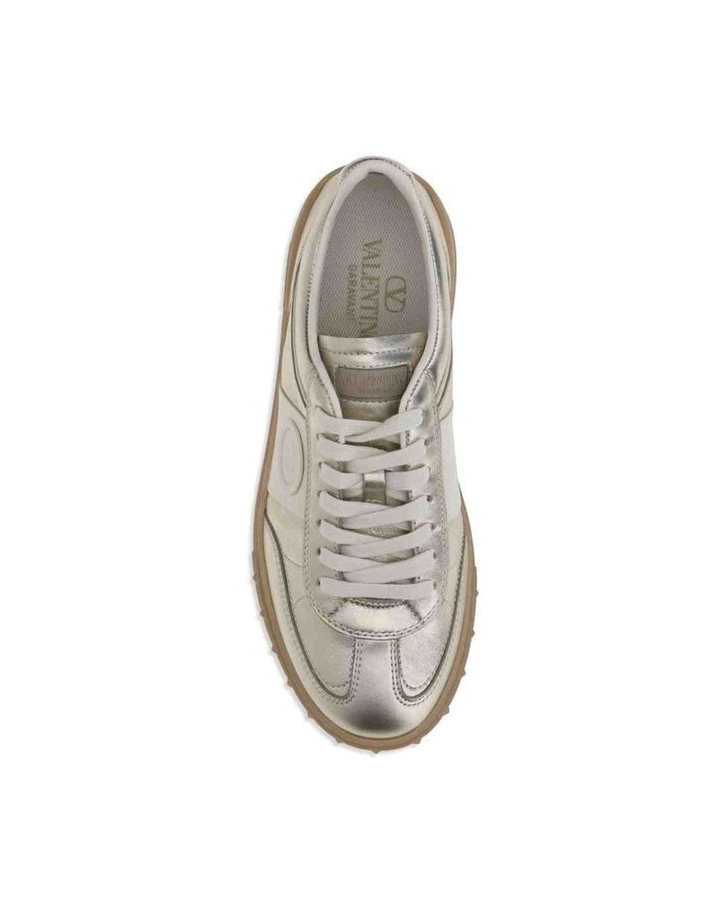 Valentino Leather Garavani Laminated Upvillage Sneakers Glam Steals
