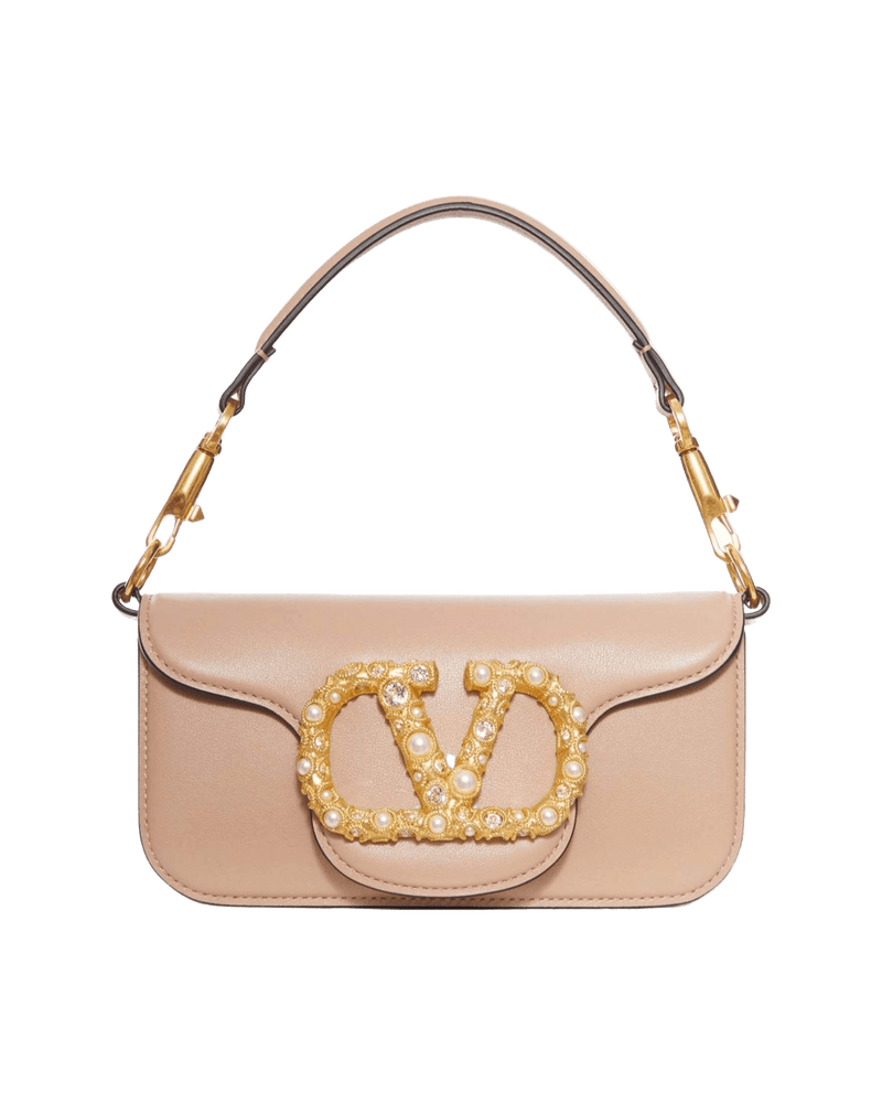 Valentino Garavani Leather Locò Small Shoulder Bag Glam Steals