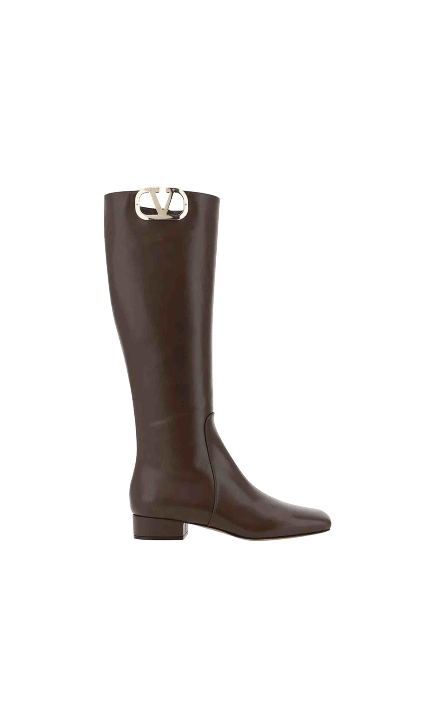Valentino Leather Garavani Logo Boots Glam Steals