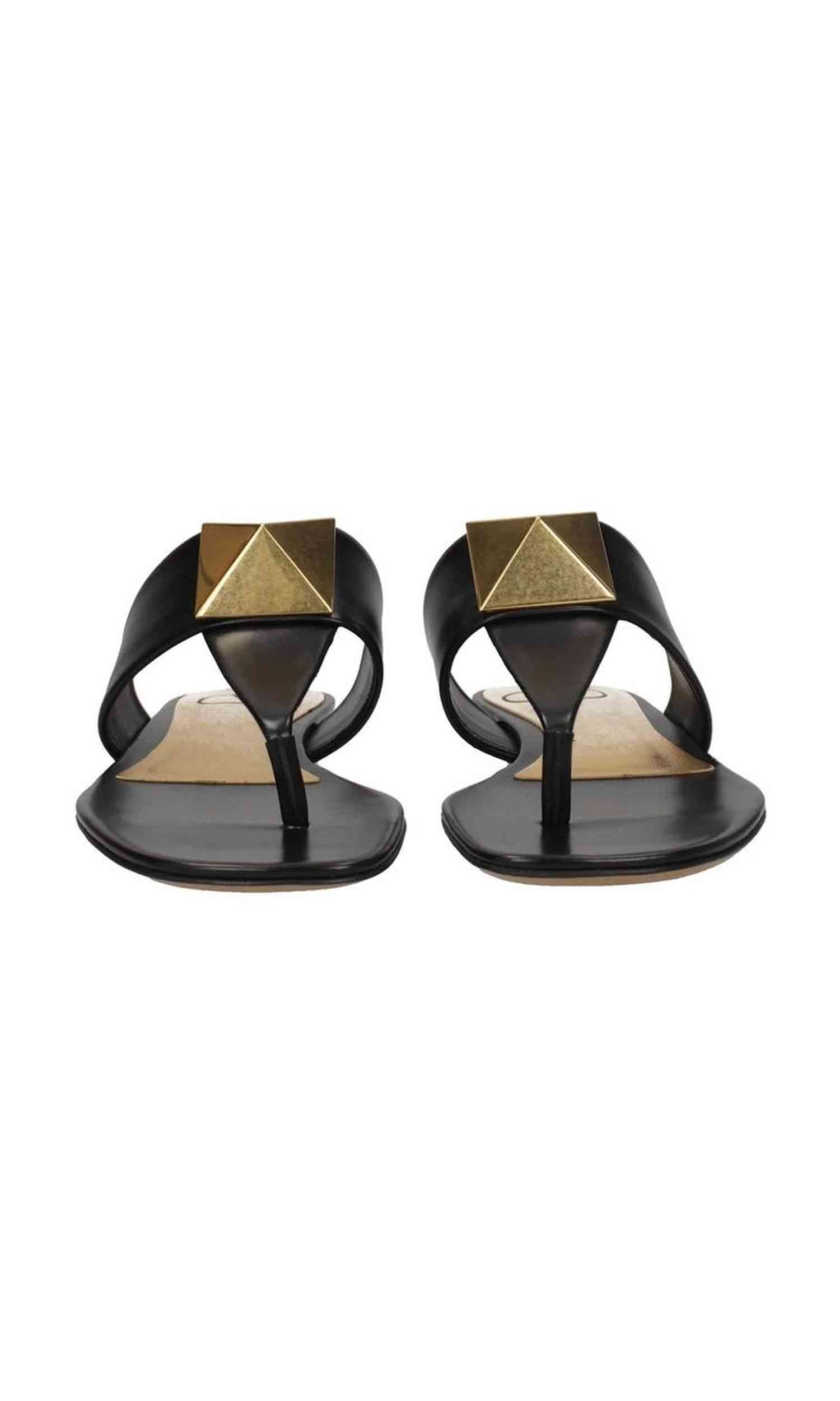 Valentino Leather Garavani One Stud Thong Sandals Glam Steals