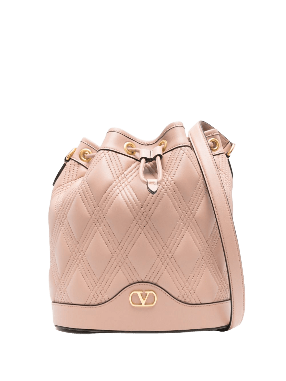 Valentino Leather Garavani Quiltie 67 Bucket Bag Glam Steals