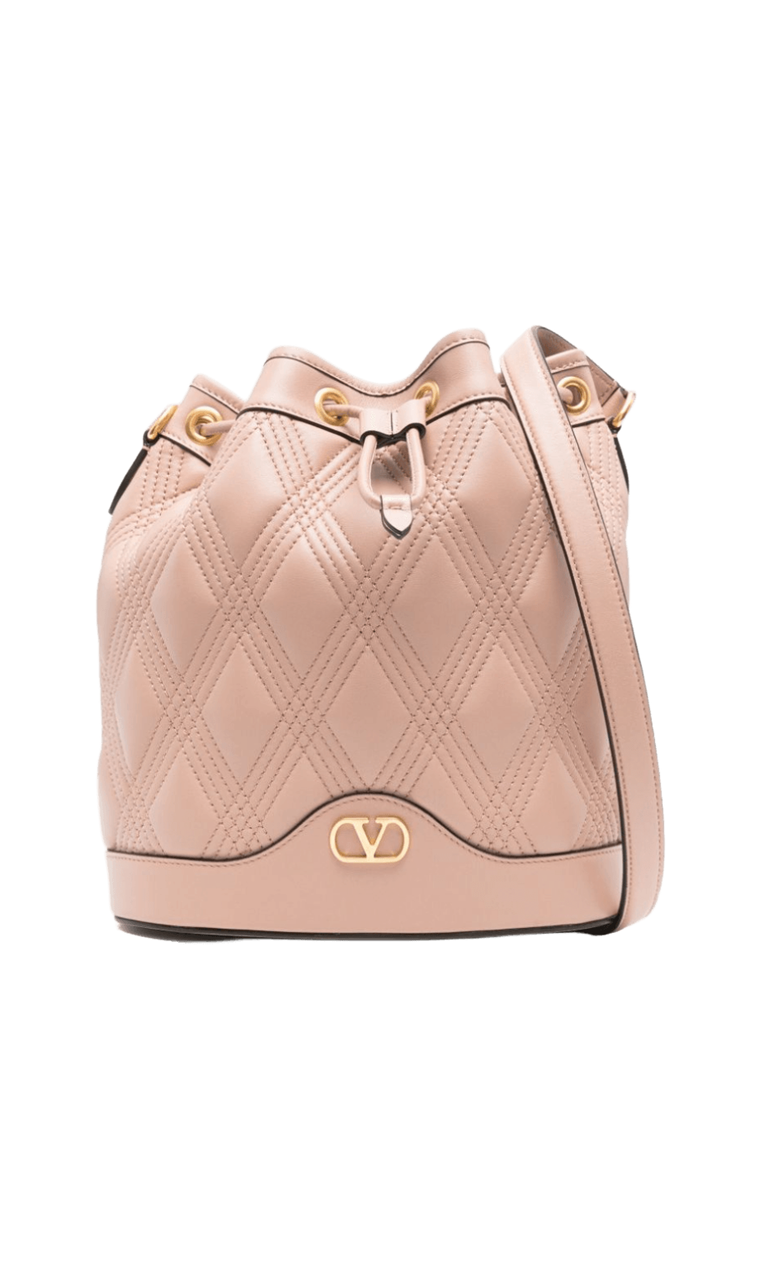 Valentino Leather Garavani Quiltie 67 Bucket Bag Glam Steals