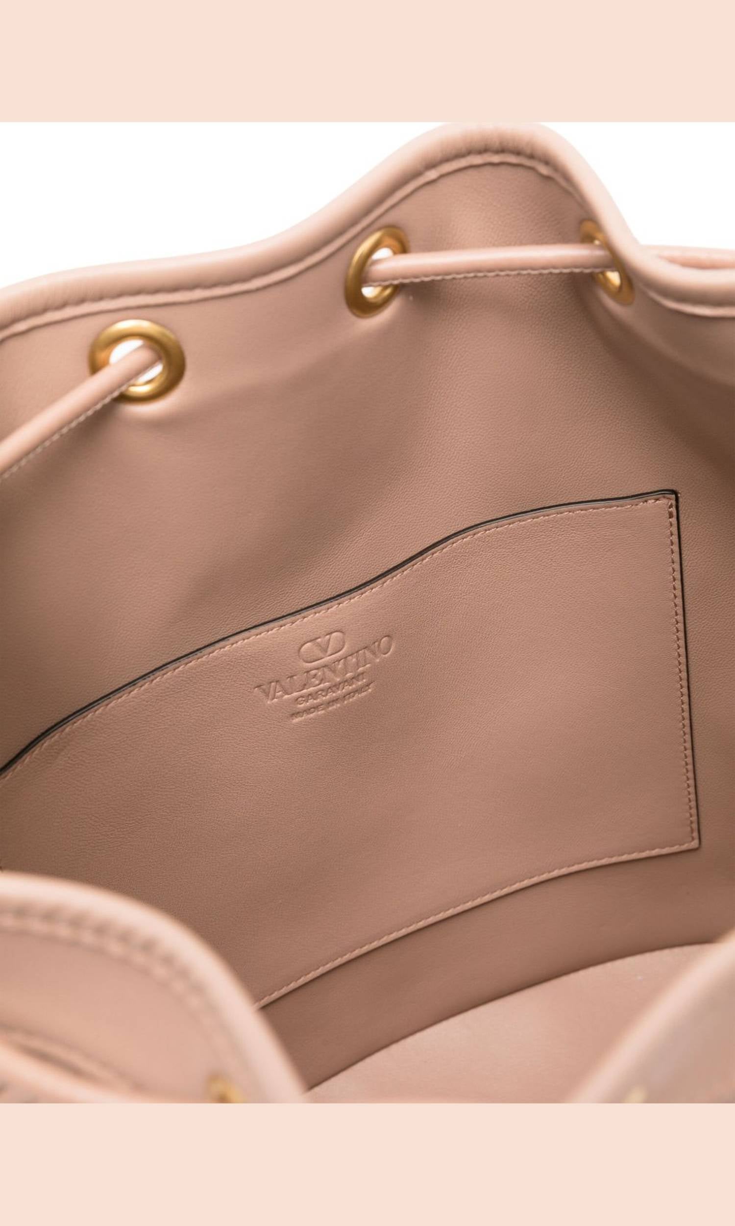 Valentino Leather Garavani Quiltie 67 Bucket Bag Glam Steals
