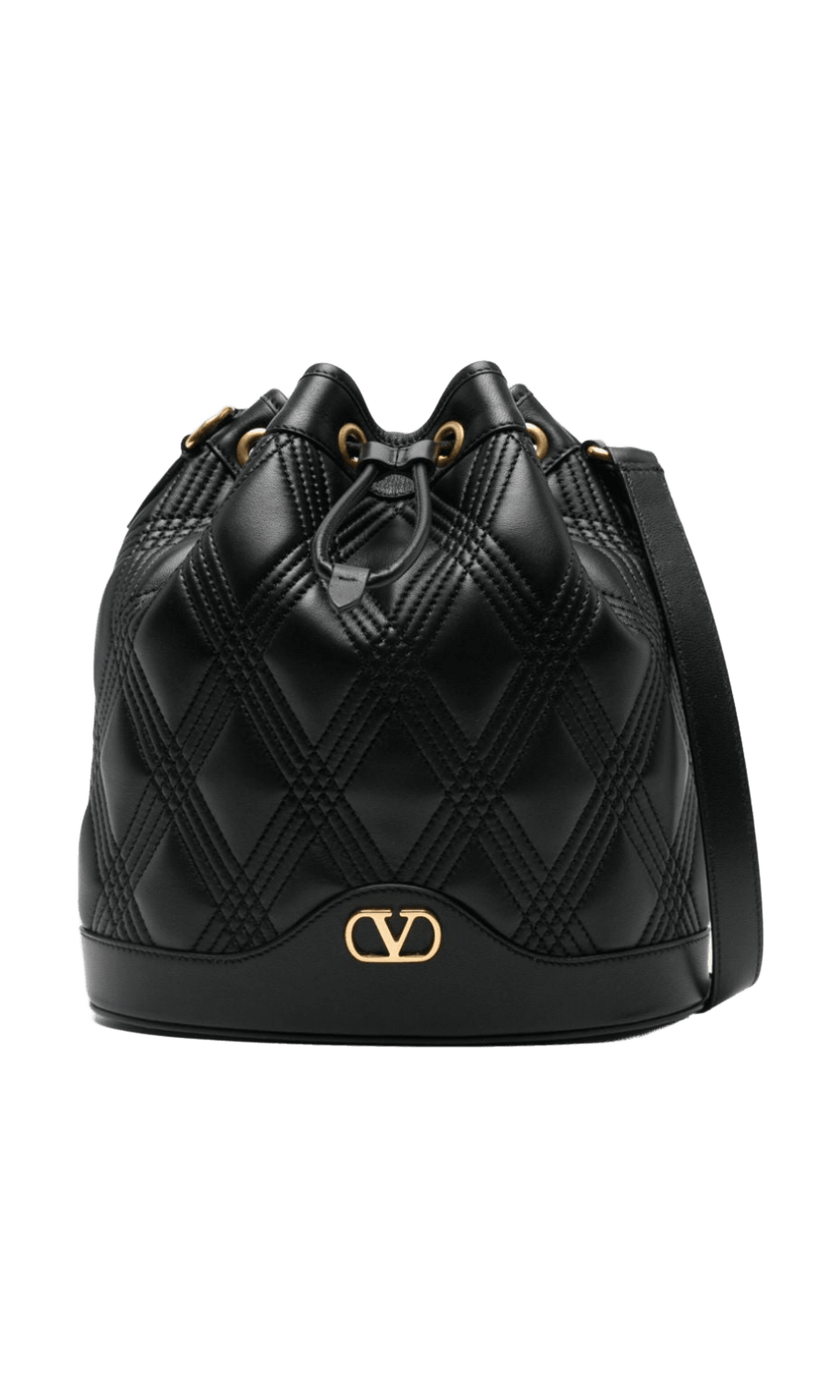 Valentino Leather Garavani Quiltie 67 Bucket Bag Glam Steals