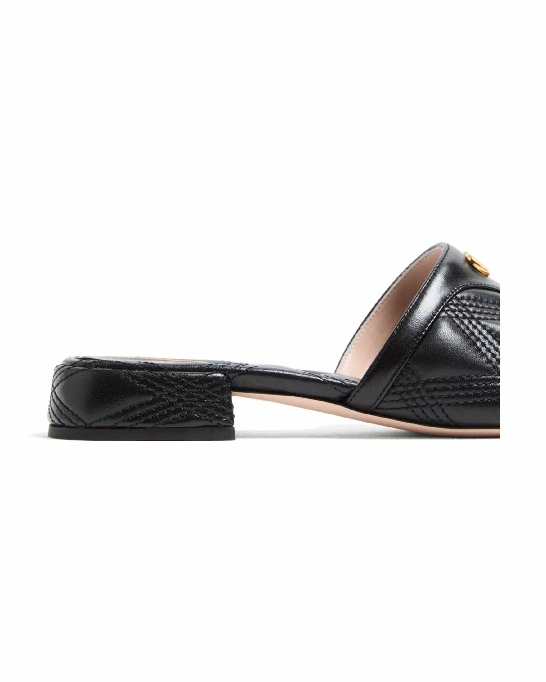 Valentino Leather Garavani Quiltie 67 Slide Sandals in 60mm Quilted Nappa Glam Steals