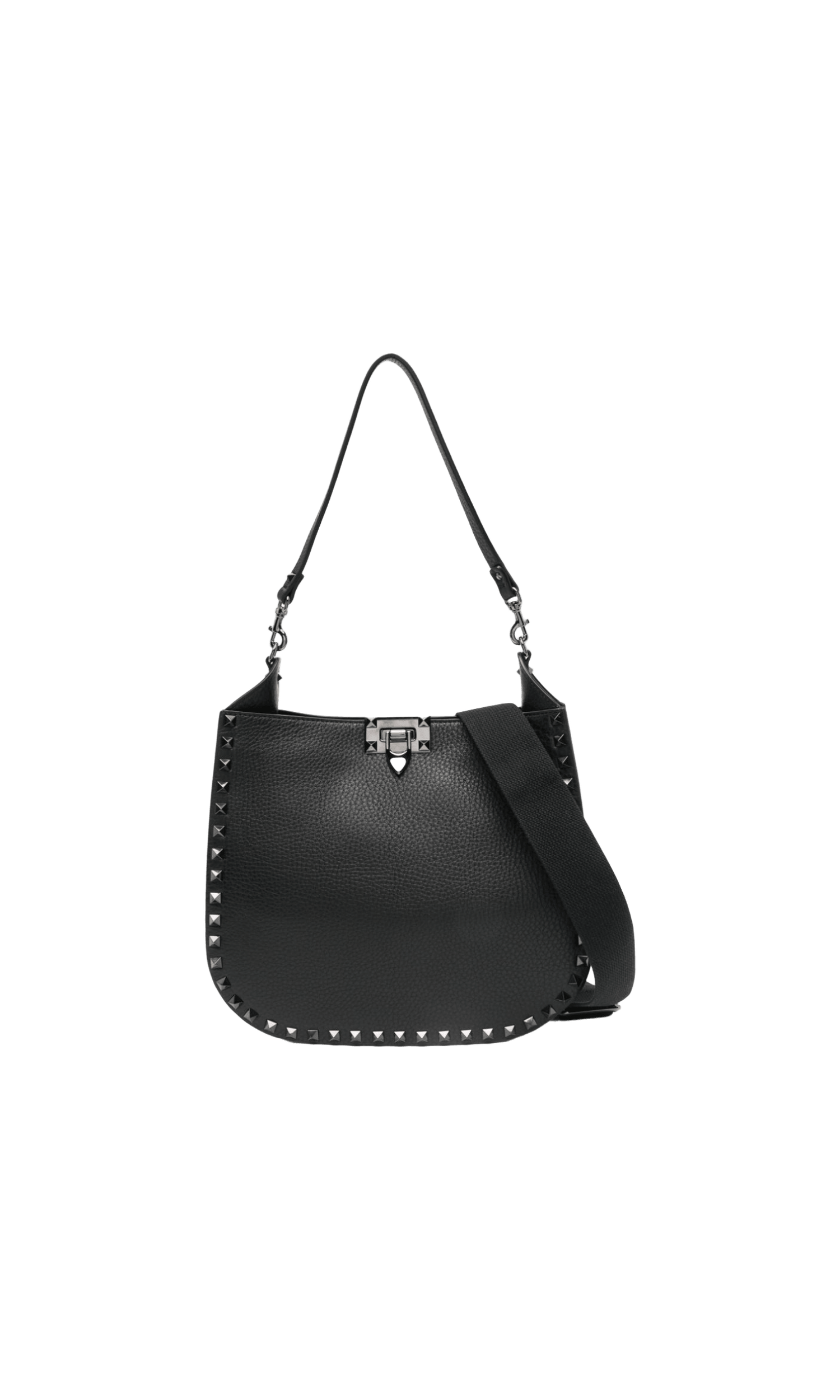 Valentino Leather Garavani Rockstud Hobo Bag Glam Steals