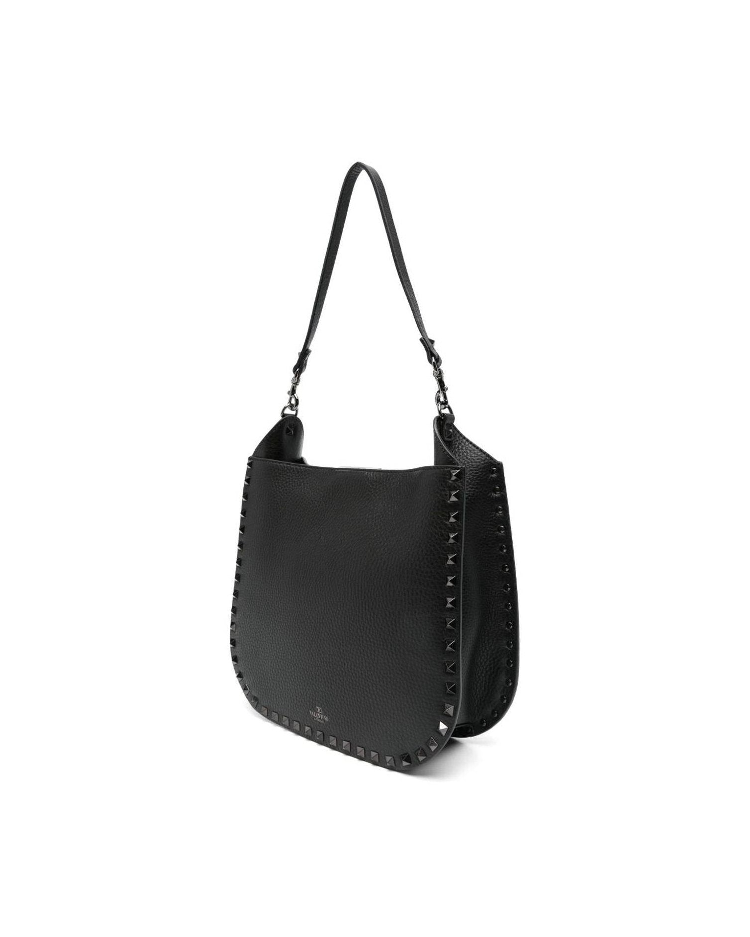 Valentino Leather Garavani Rockstud Hobo Bag Glam Steals