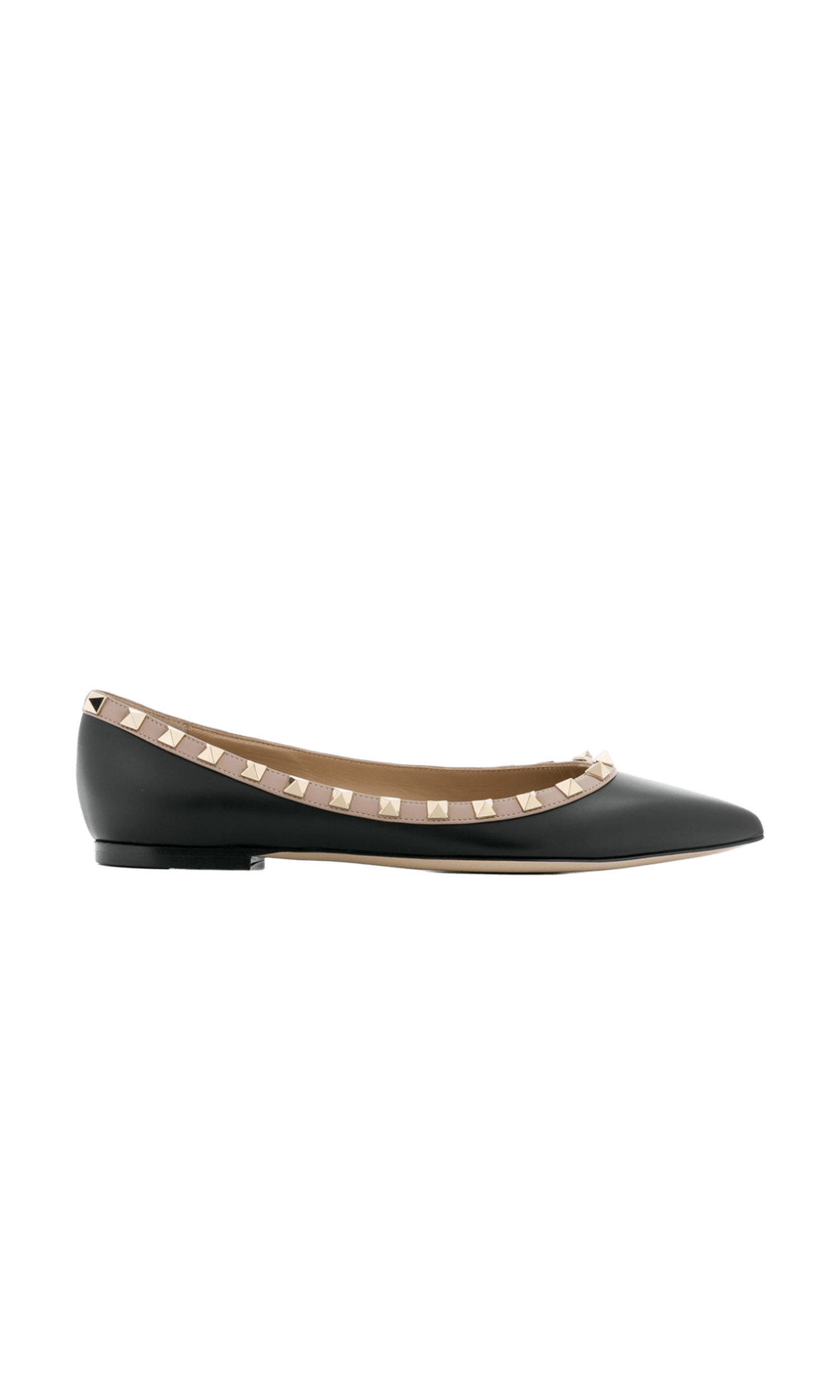 Valentino Leather Garavani Rockstud Patent Ballerina Glam Steals