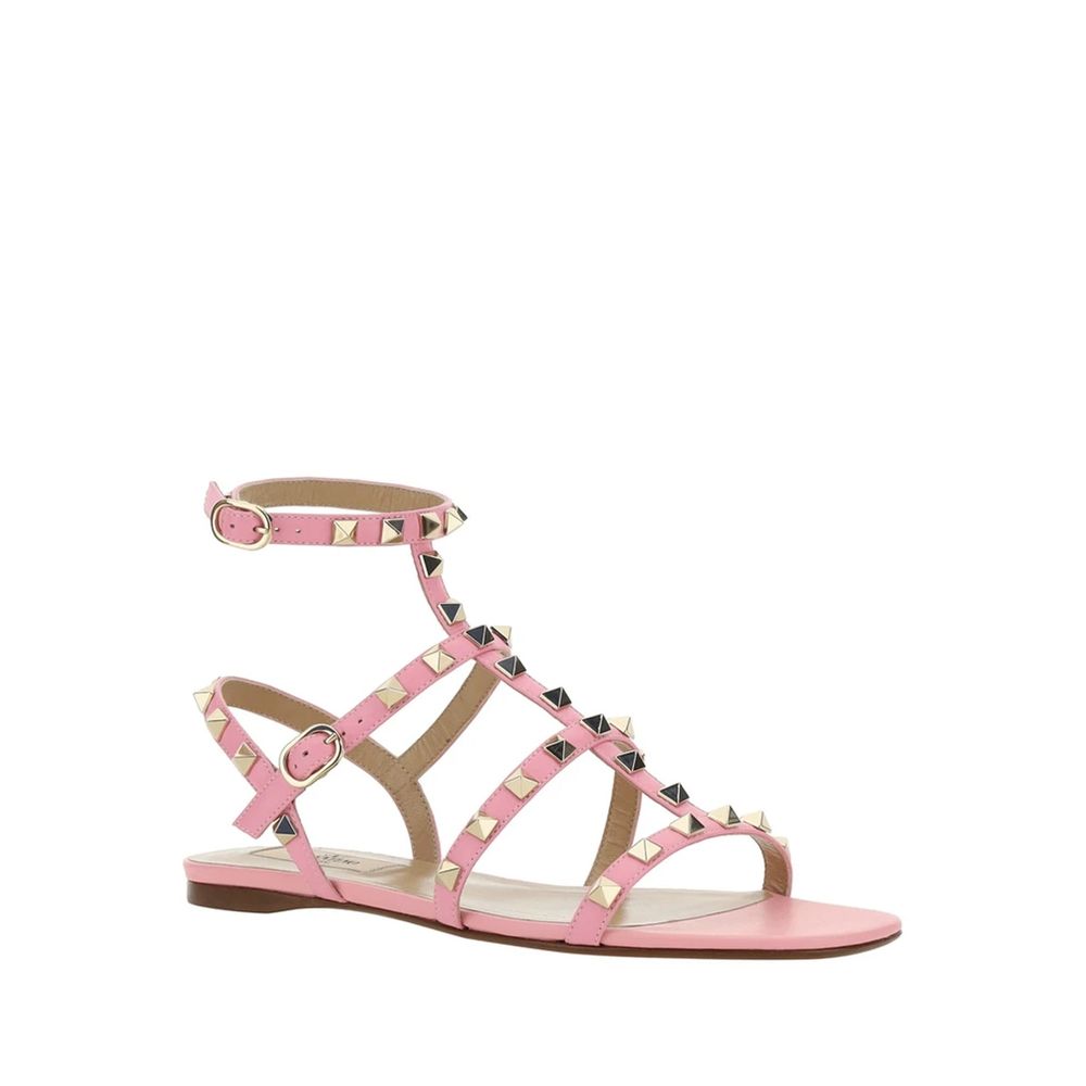 Valentino Leather Garavani Rockstud Sandals Glam Steals