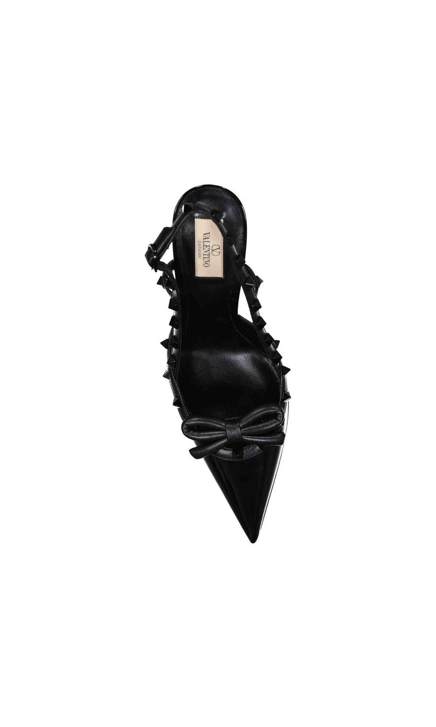 Valentino Leather Garavani Rockstud Slingback Pumps Glam Steals
