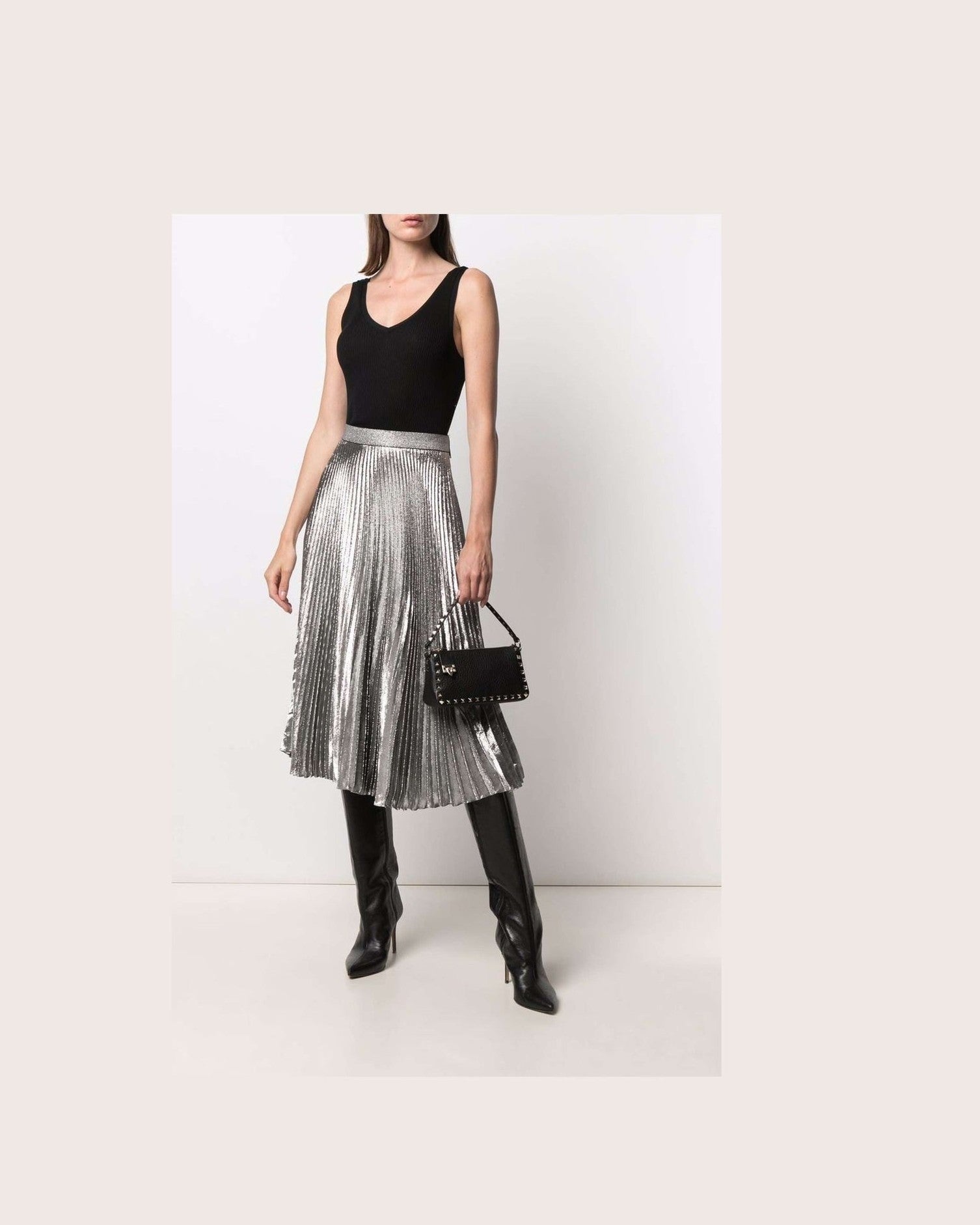 Valentino Leather Garavani Rockstud Small Shoulder Bag Glam Steals