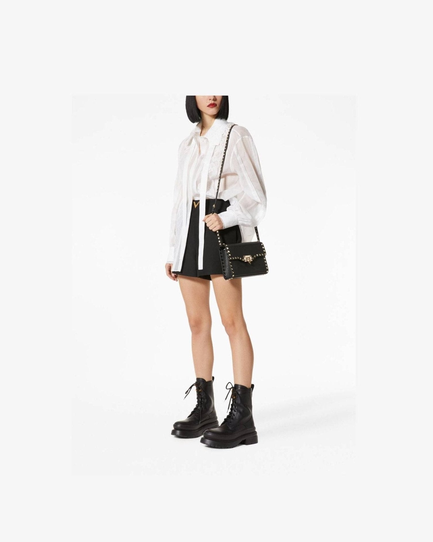 Valentino Leather Garavani Rockstud Small Shoulder Bag Glam Steals