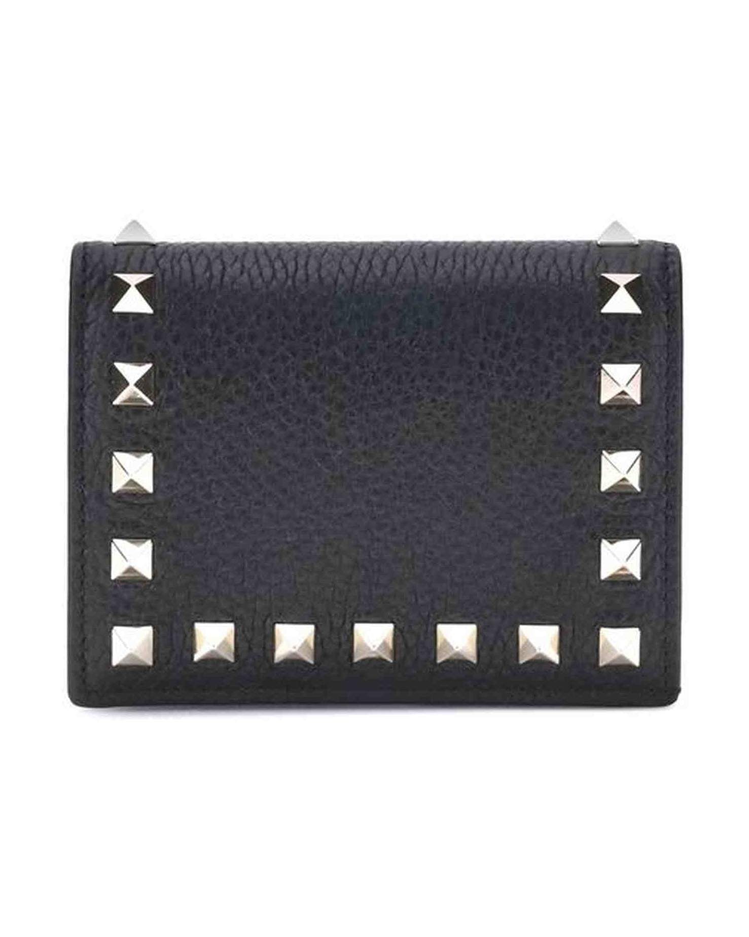 Valentino Leather Garavani Rockstud Wallet Glam Steals