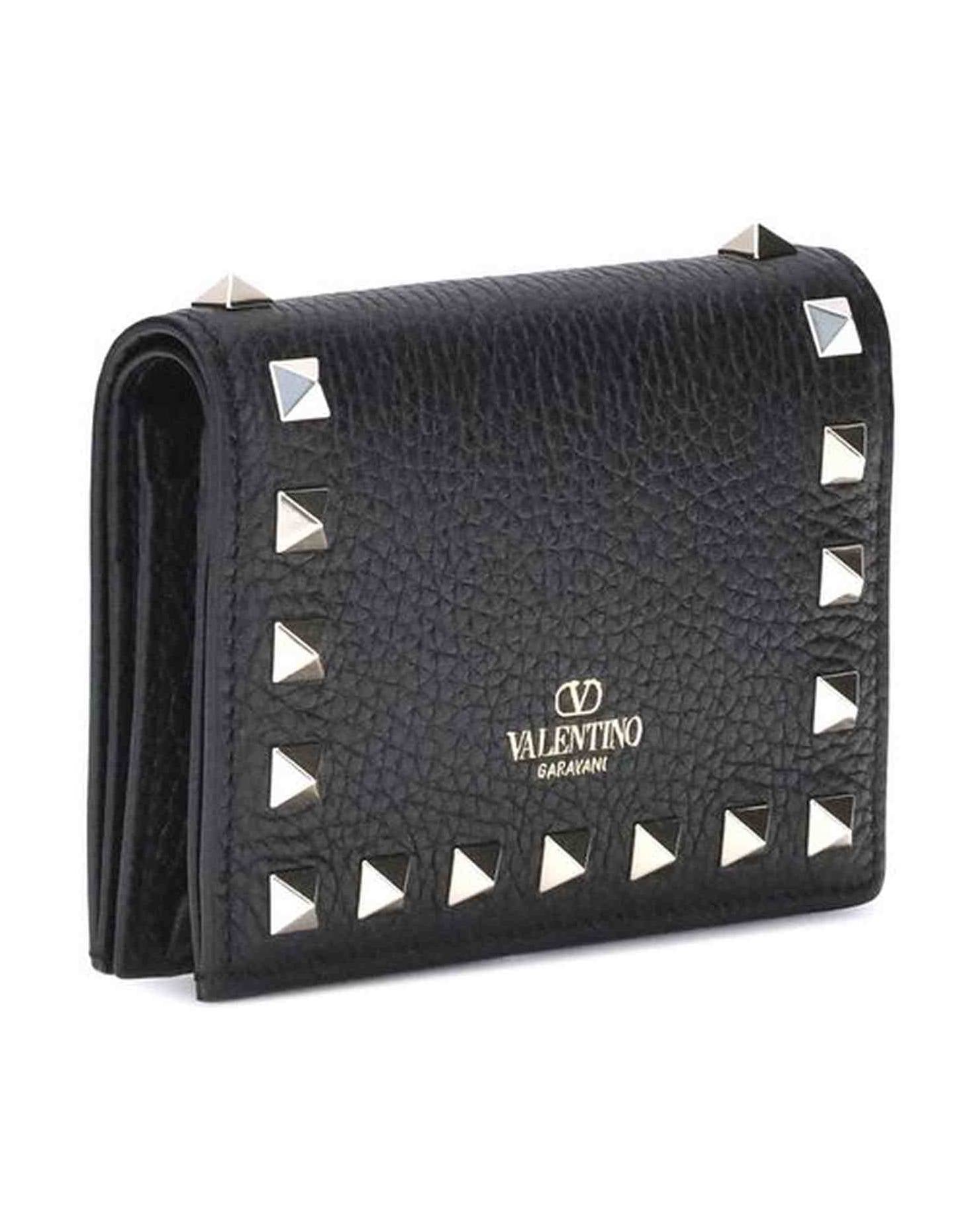 Valentino Leather Garavani Rockstud Wallet Glam Steals