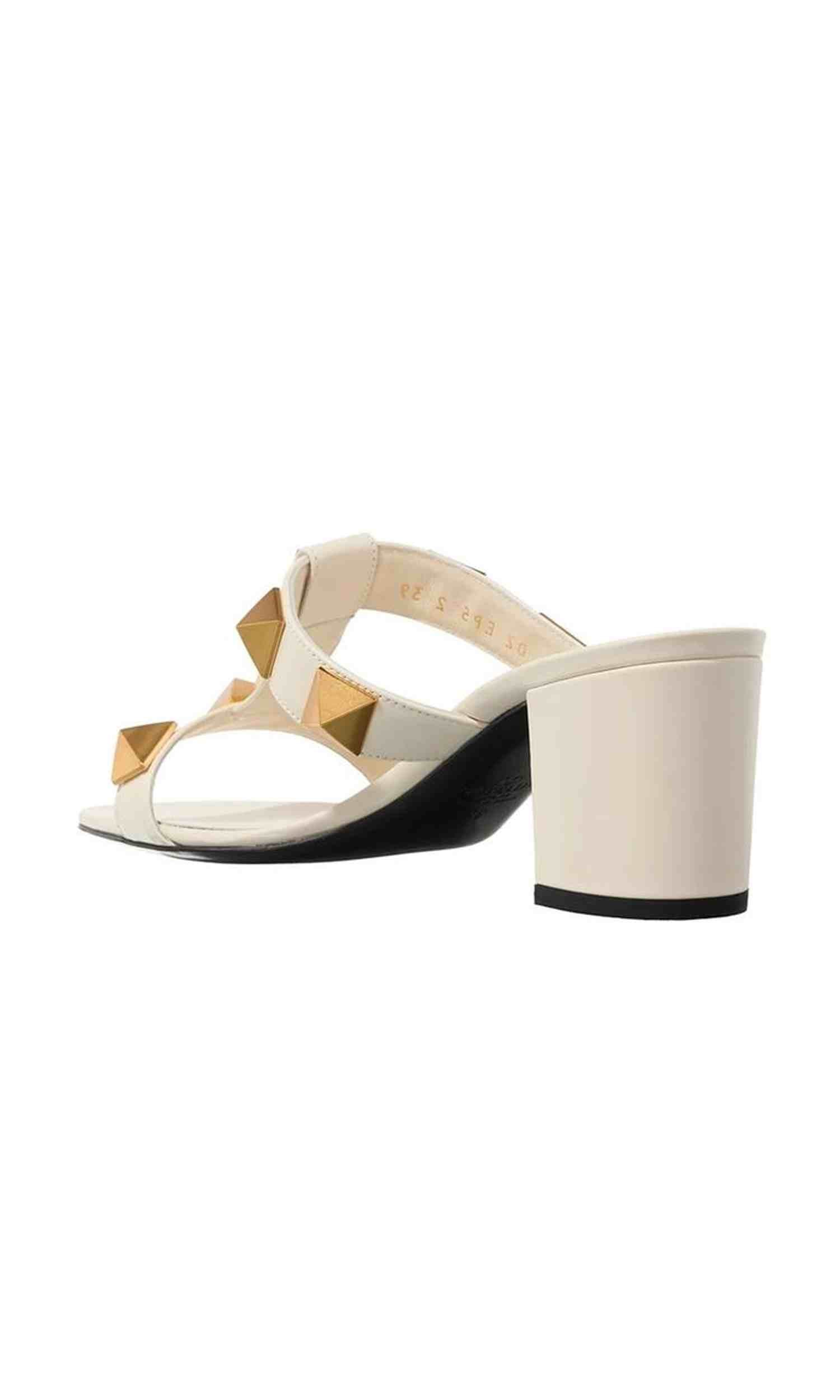 Valentino Leather Garavani Roman Stud Sandals Glam Steals
