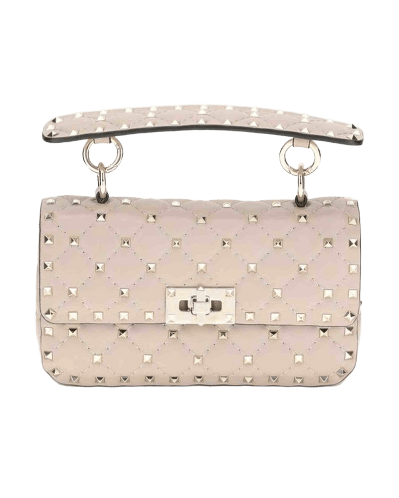 Valentino Garavani Leather Small Rockstud Spike Handbag Glam Steals