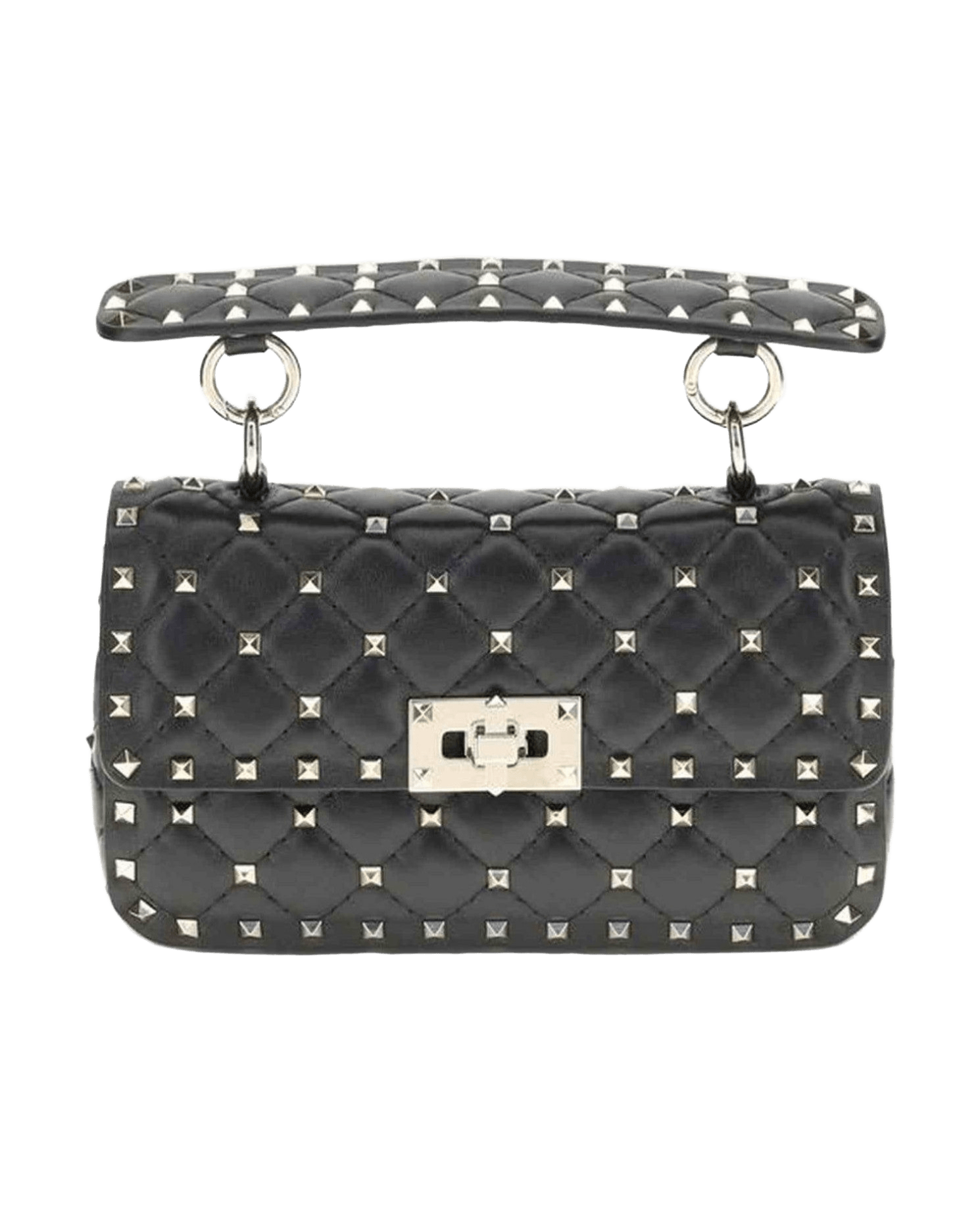 Valentino Garavani Leather Small Rockstud Spike Handbag
