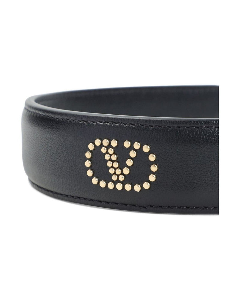 Valentino Leather Garavani Stud Embellished Headband Glam Steals