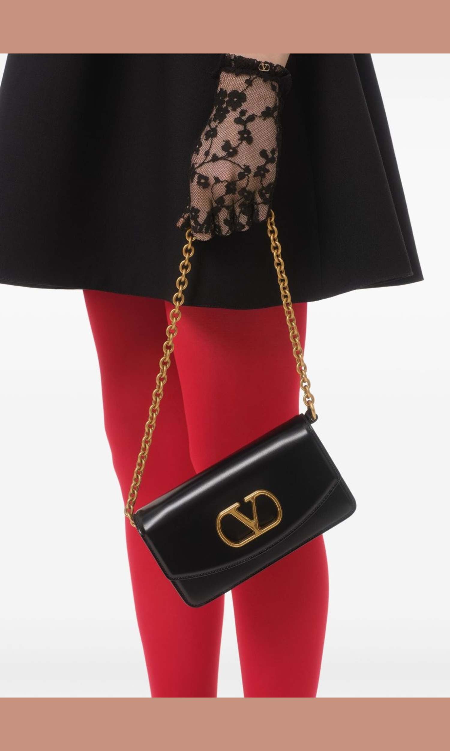 Valentino Leather Garavani Vain Small Clutch Glam Steals