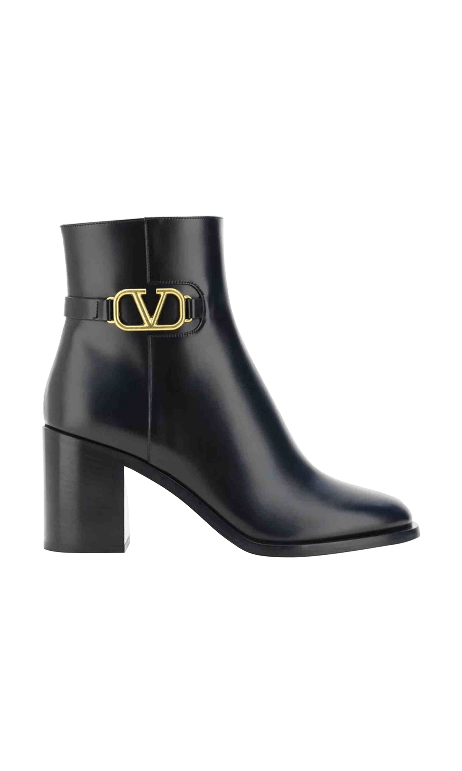 Valentino Leather Garavani Vlogo Ankle Boots Glam Steals