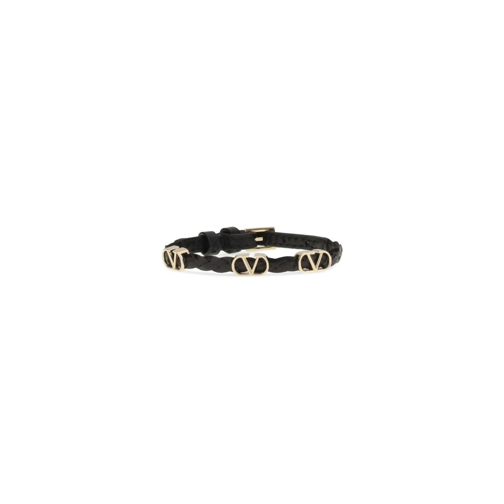 Valentino Leather Garavani Vlogo Bracelet Glam Steals