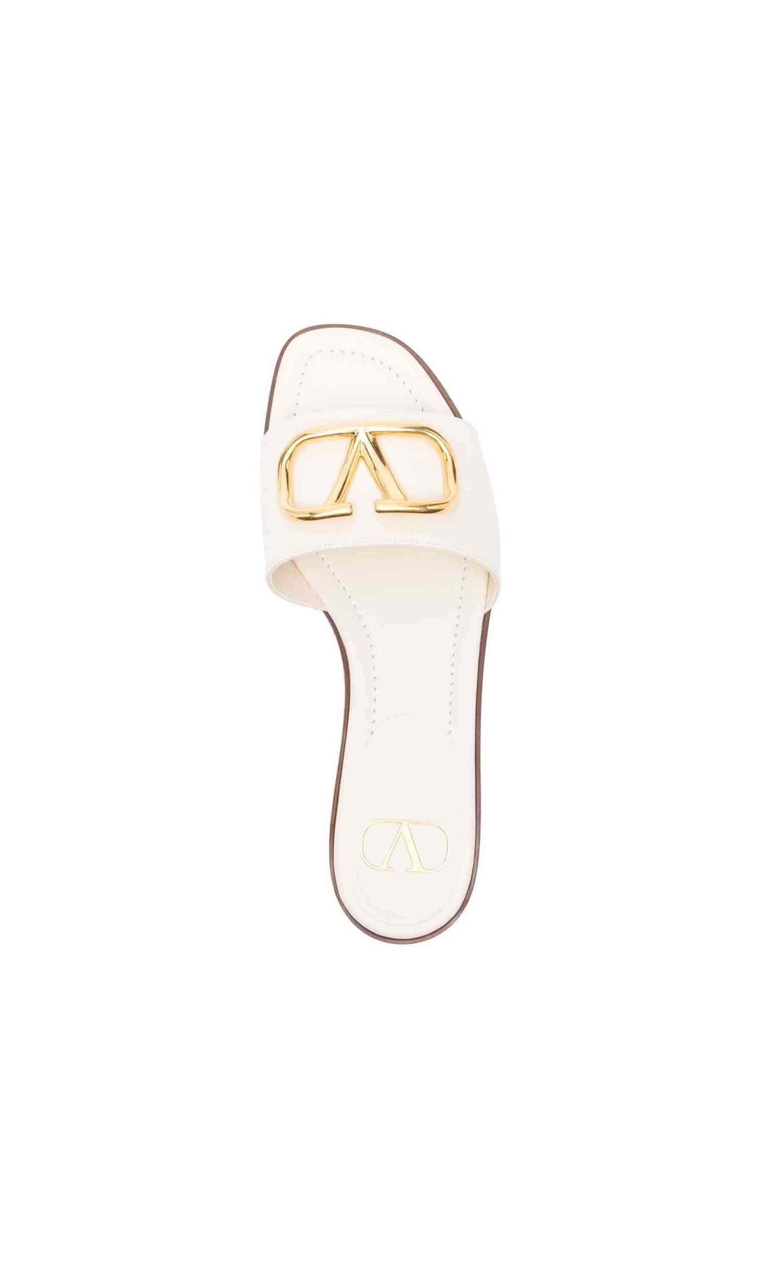 Valentino Leather Garavani Vlogo Sandals Glam Steals