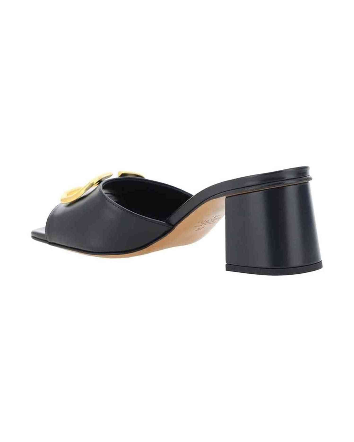 Valentino Leather Garavani Vlogo Sandals Glam Steals