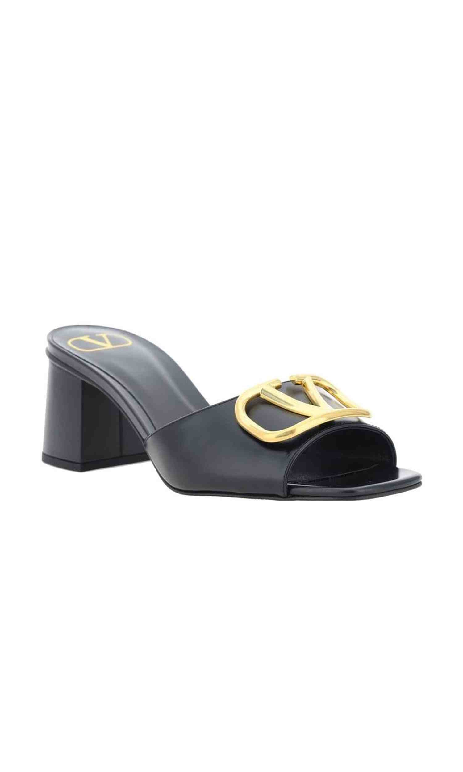 Valentino Leather Garavani Vlogo Sandals Glam Steals