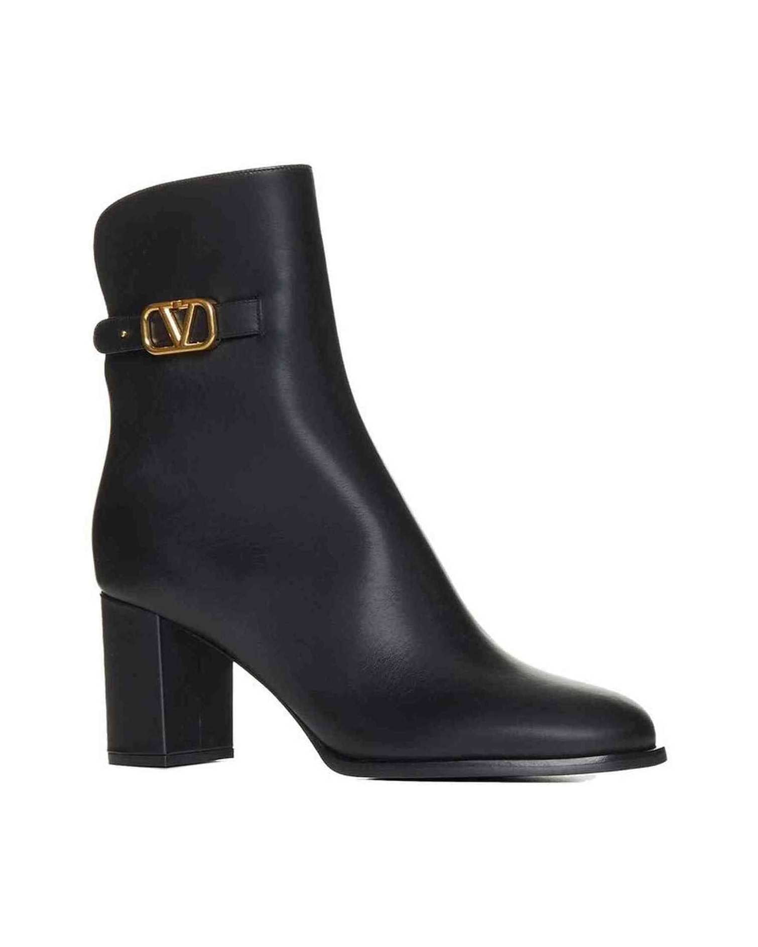 Valentino Leather Garavani Vlogo Signature Boots Glam Steals